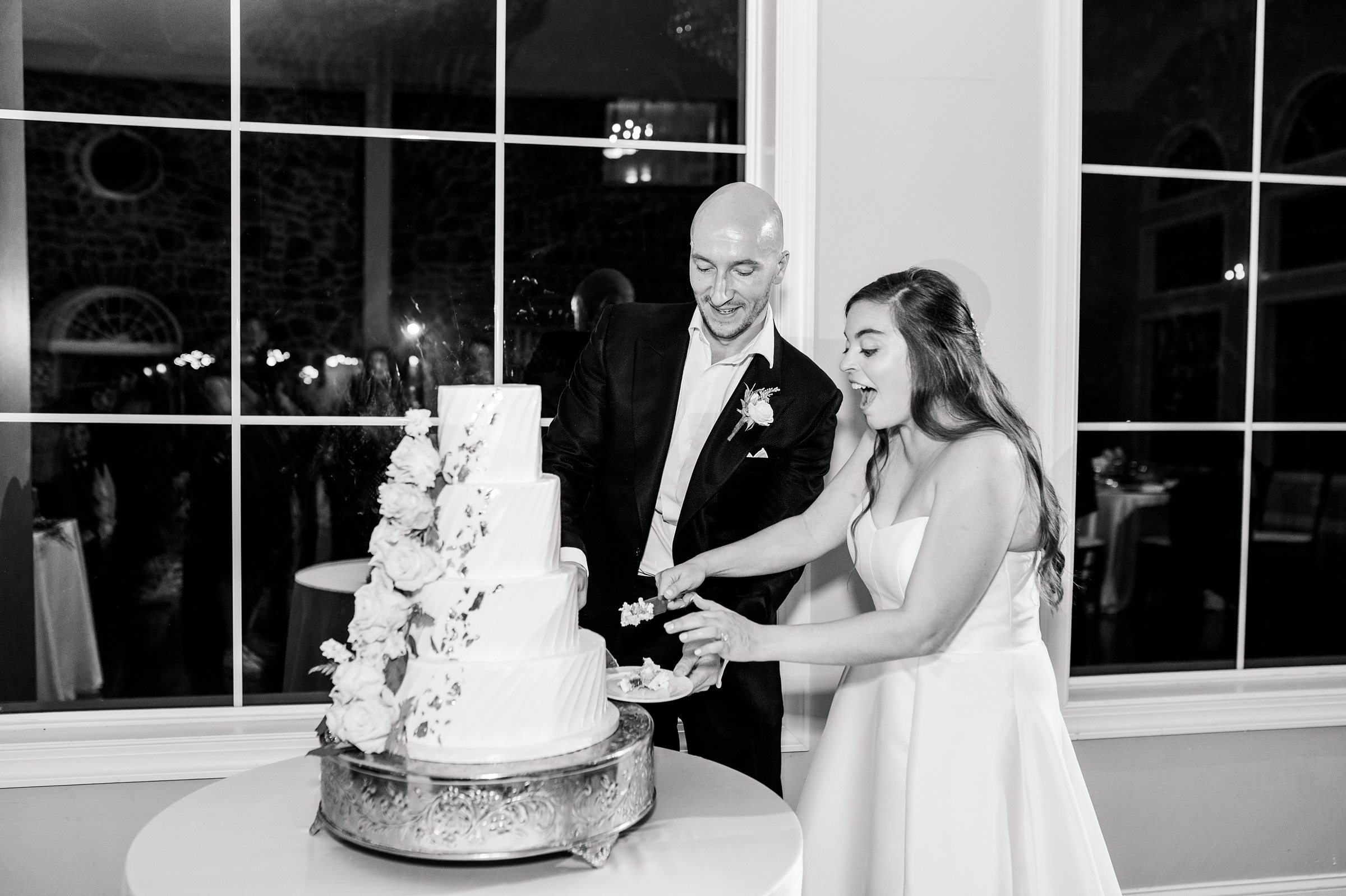 Wedding Reception at Poplar Springs Manor in Warrenton, Virginia photographed by Baltimore Wedding Photographer Cait Kramer