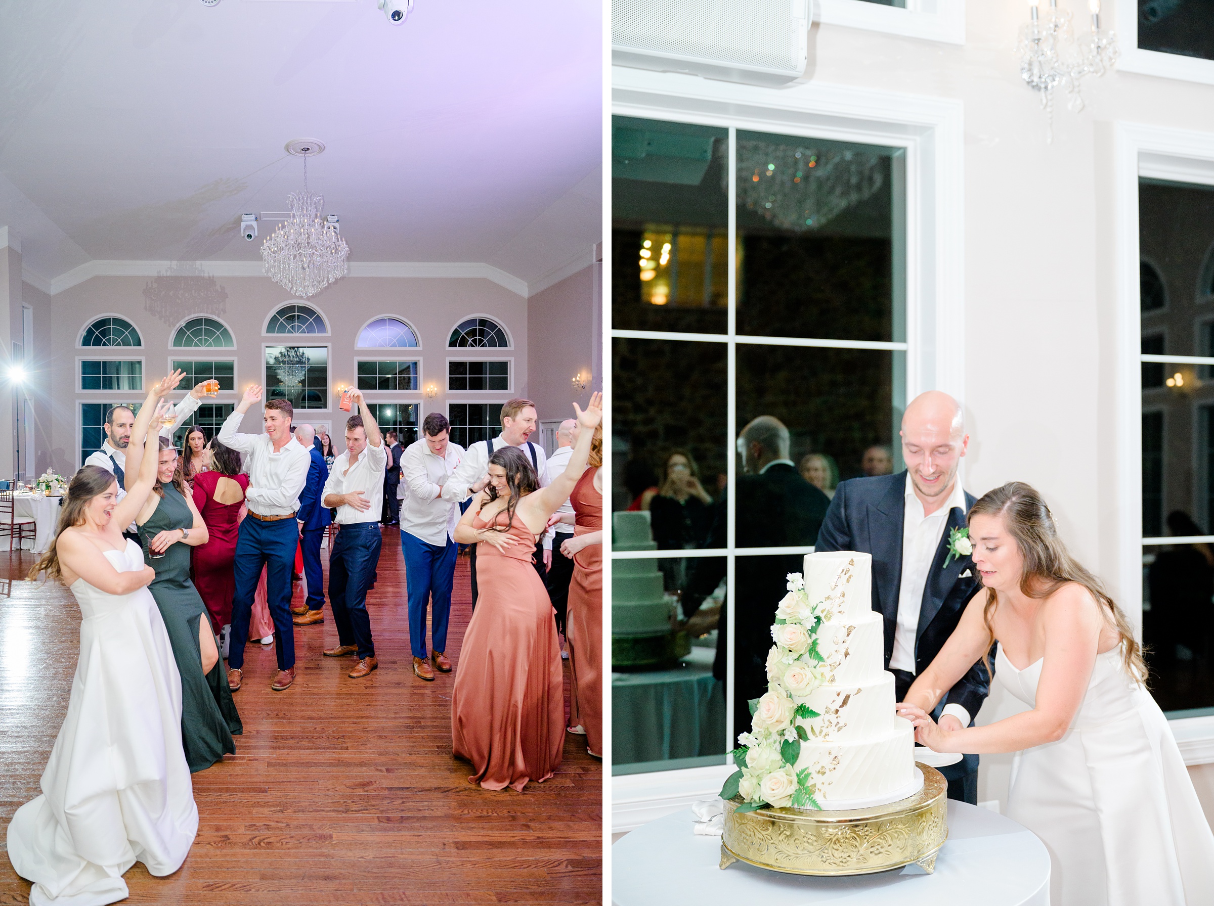 Wedding Reception at Poplar Springs Manor in Warrenton, Virginia photographed by Baltimore Wedding Photographer Cait Kramer