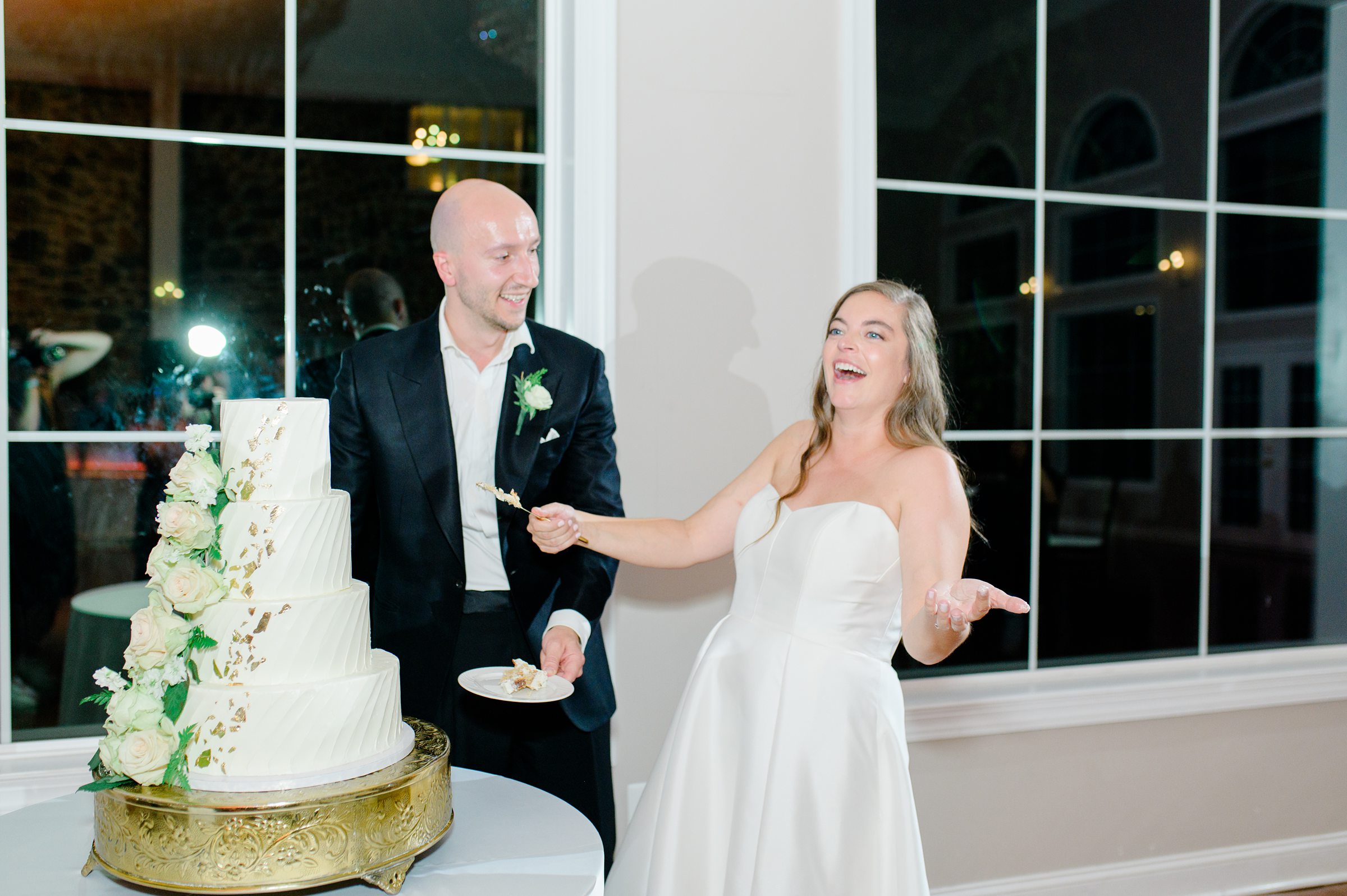 Wedding Reception at Poplar Springs Manor in Warrenton, Virginia photographed by Baltimore Wedding Photographer Cait Kramer