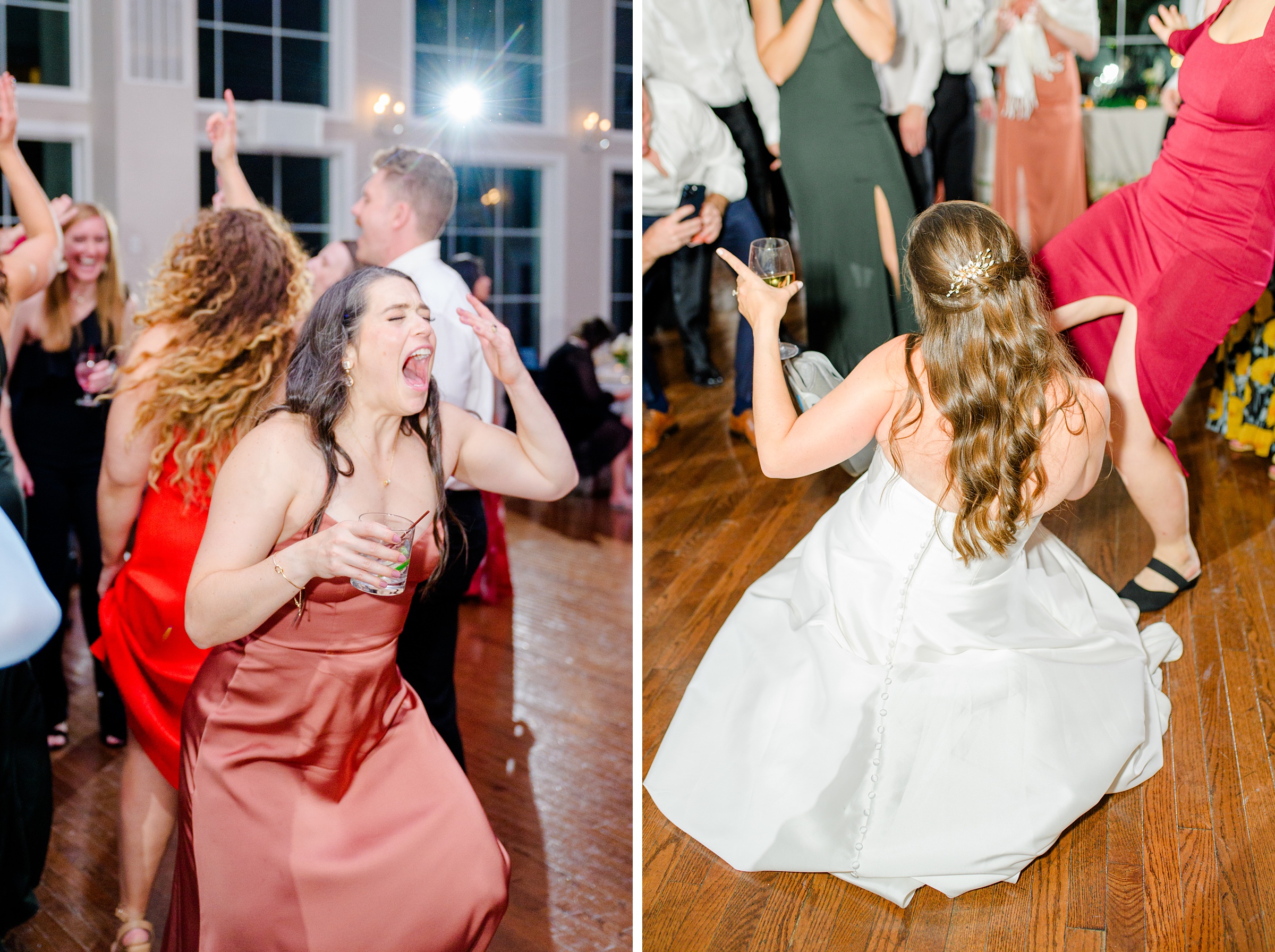 Wedding Reception at Poplar Springs Manor in Warrenton, Virginia photographed by Baltimore Wedding Photographer Cait Kramer