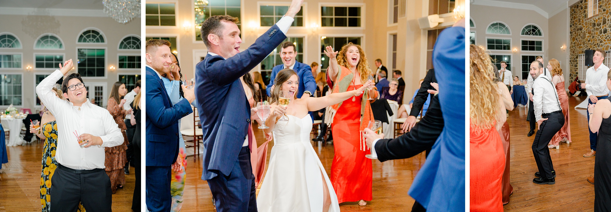 Wedding Reception at Poplar Springs Manor in Warrenton, Virginia photographed by Baltimore Wedding Photographer Cait Kramer