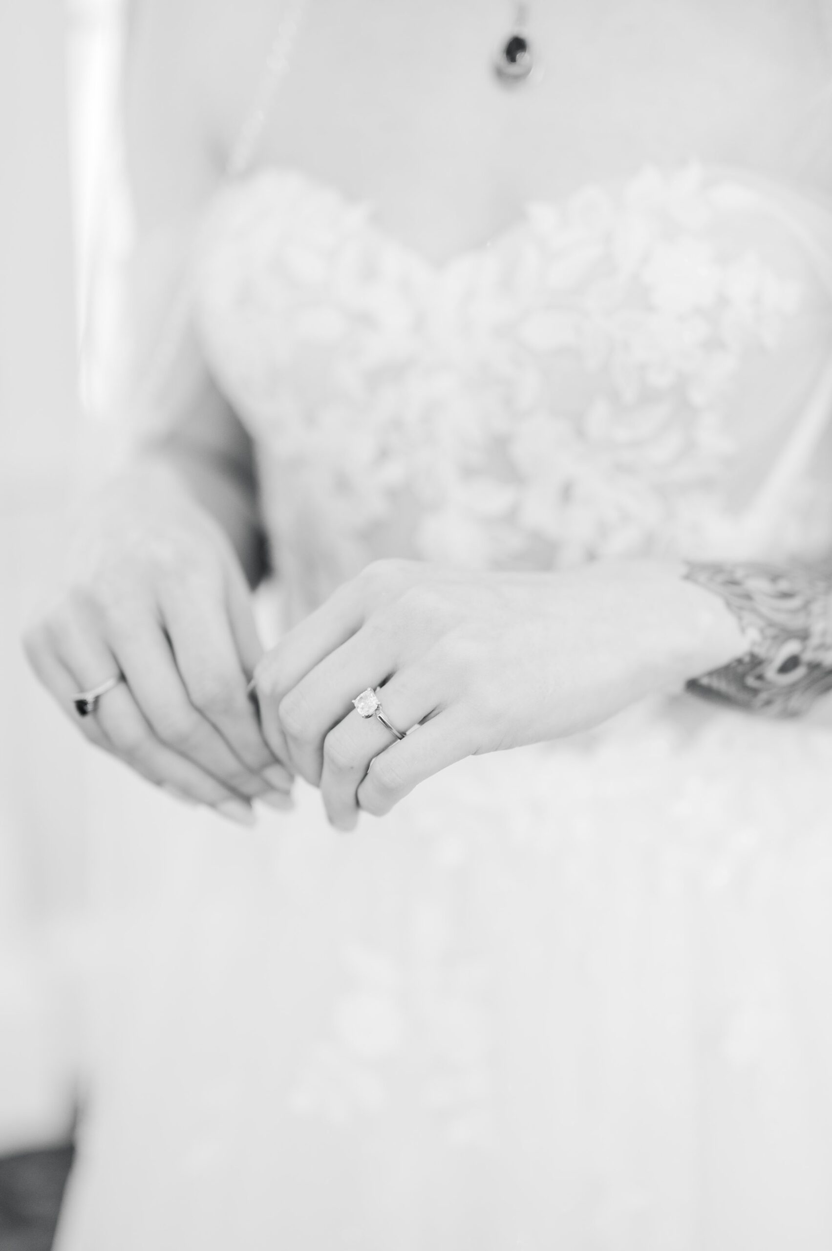 Bride getting ready at Maryland Zoo Wedding in Baltimore, Maryland photographed by Baltimore Wedding Photographer Cait Kramer