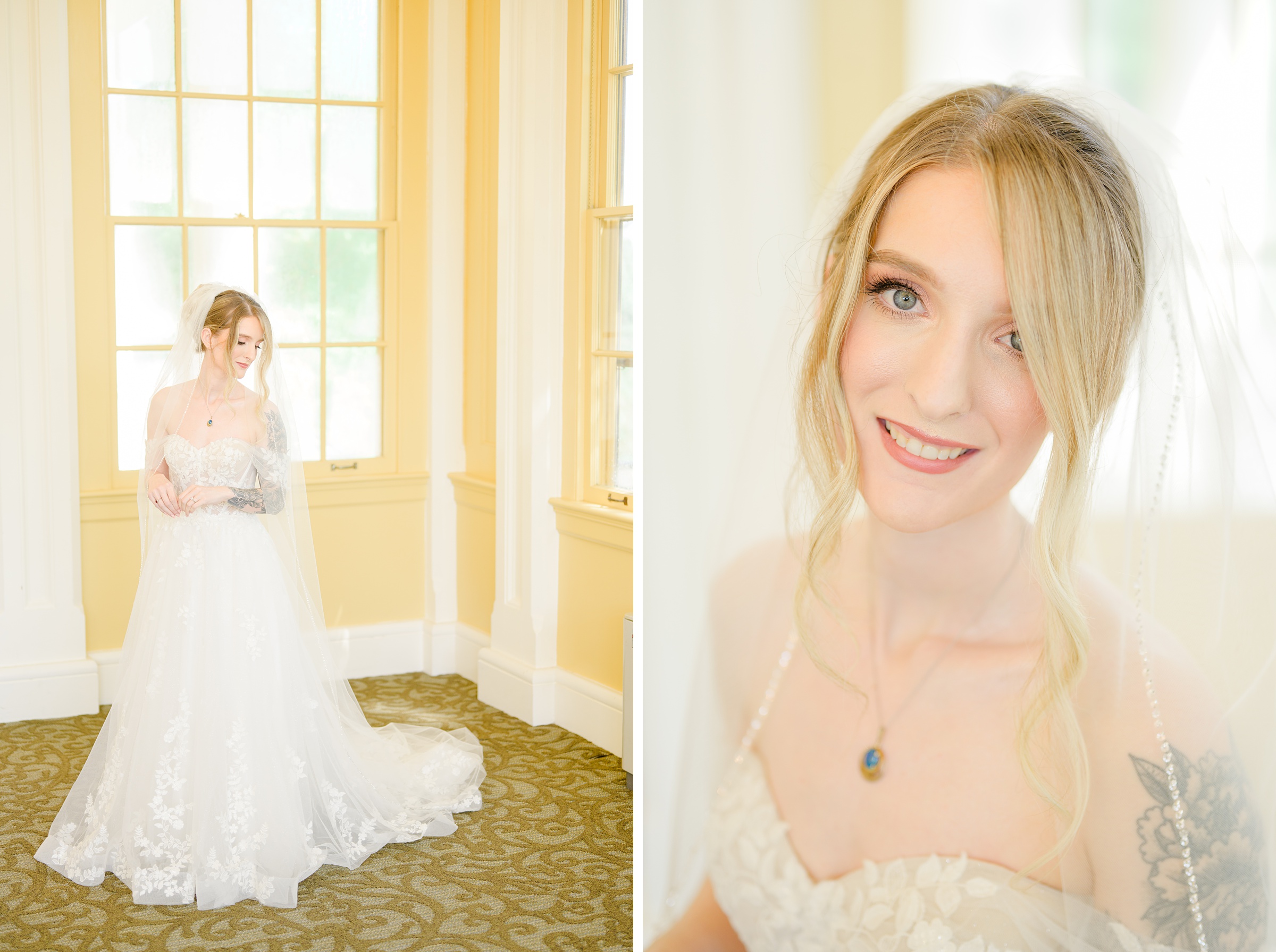 Bride getting ready at Maryland Zoo Wedding in Baltimore, Maryland photographed by Baltimore Wedding Photographer Cait Kramer