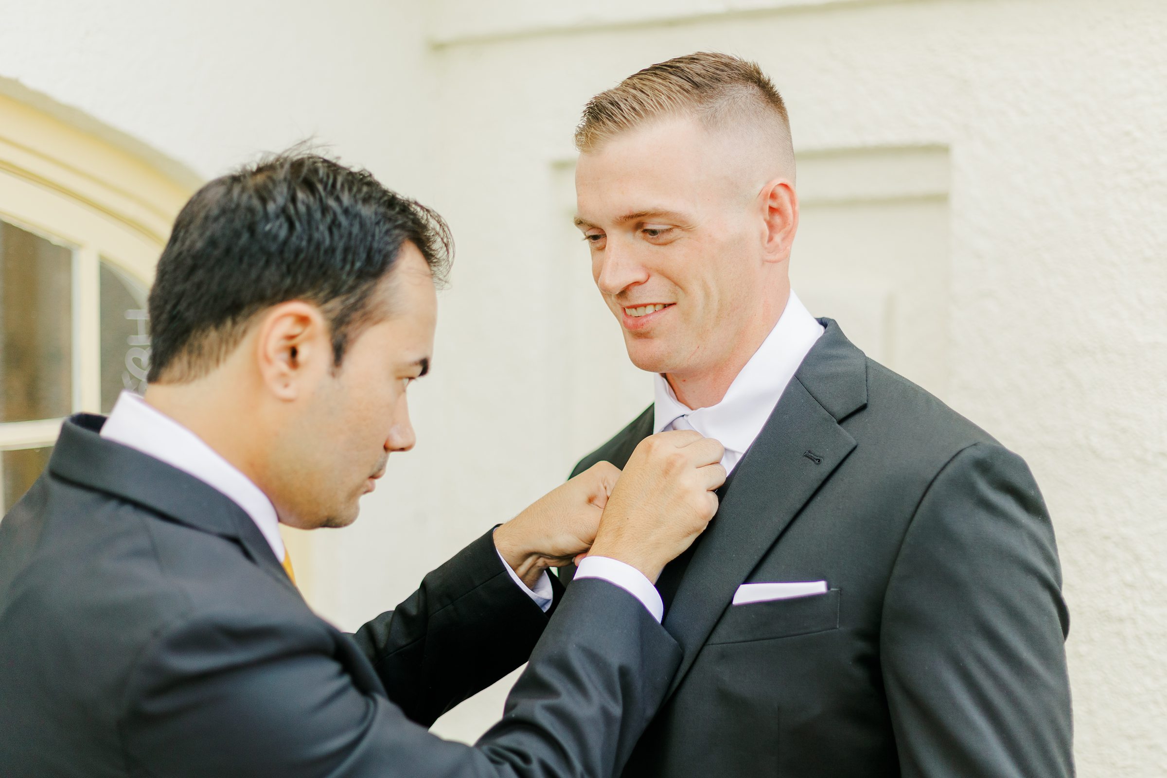 Groom getting ready at Maryland Zoo Wedding in Baltimore, Maryland photographed by Baltimore Wedding Photographer Cait Kramer