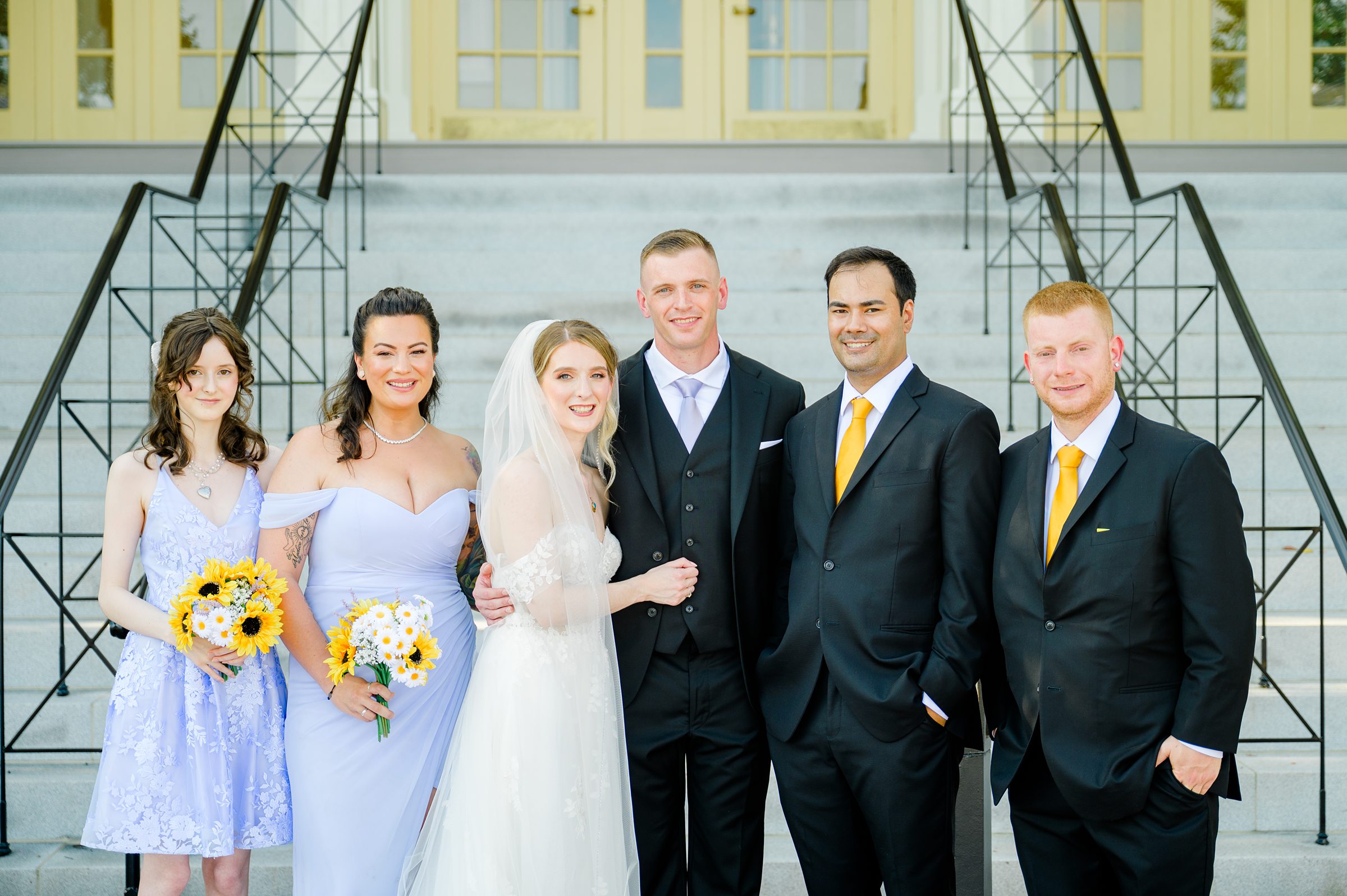 Wedding Party Portraits at Maryland Zoo Wedding in Baltimore, Maryland photographed by Baltimore Wedding Photographer Cait Kramer