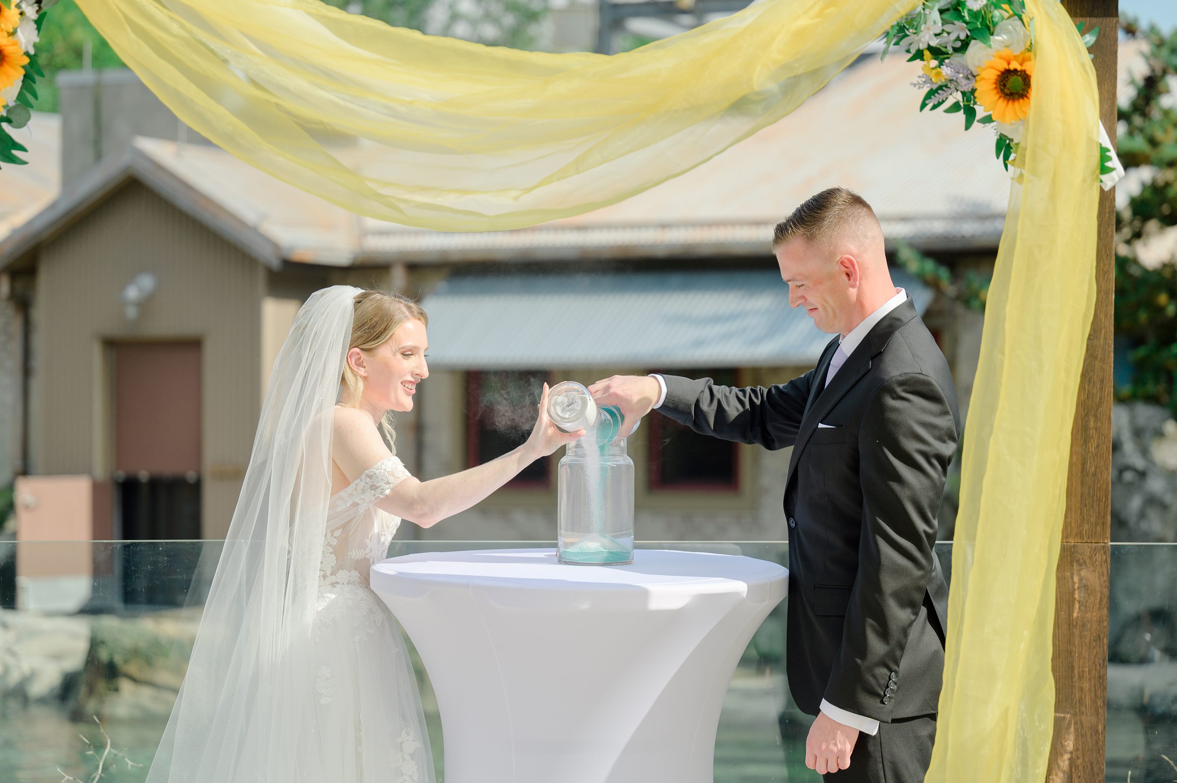 Wedding Ceremony at the Maryland Zoo in Baltimore, MD photographed by Baltimore Wedding Photographer Cait Kramer