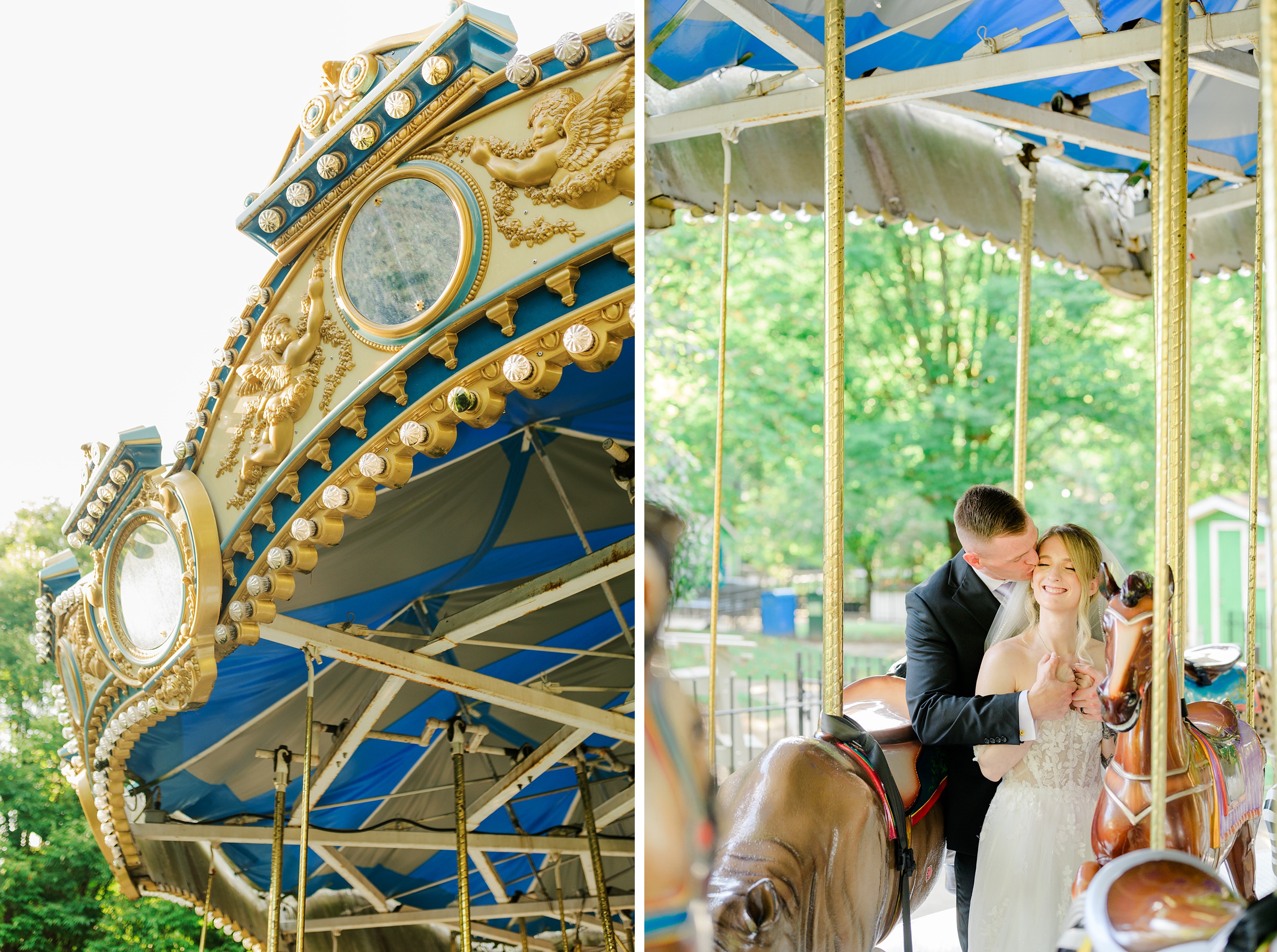 Wedding Portraits at the Maryland Zoo in Baltimore, MD photographed by Baltimore Wedding Photographer Cait Kramer