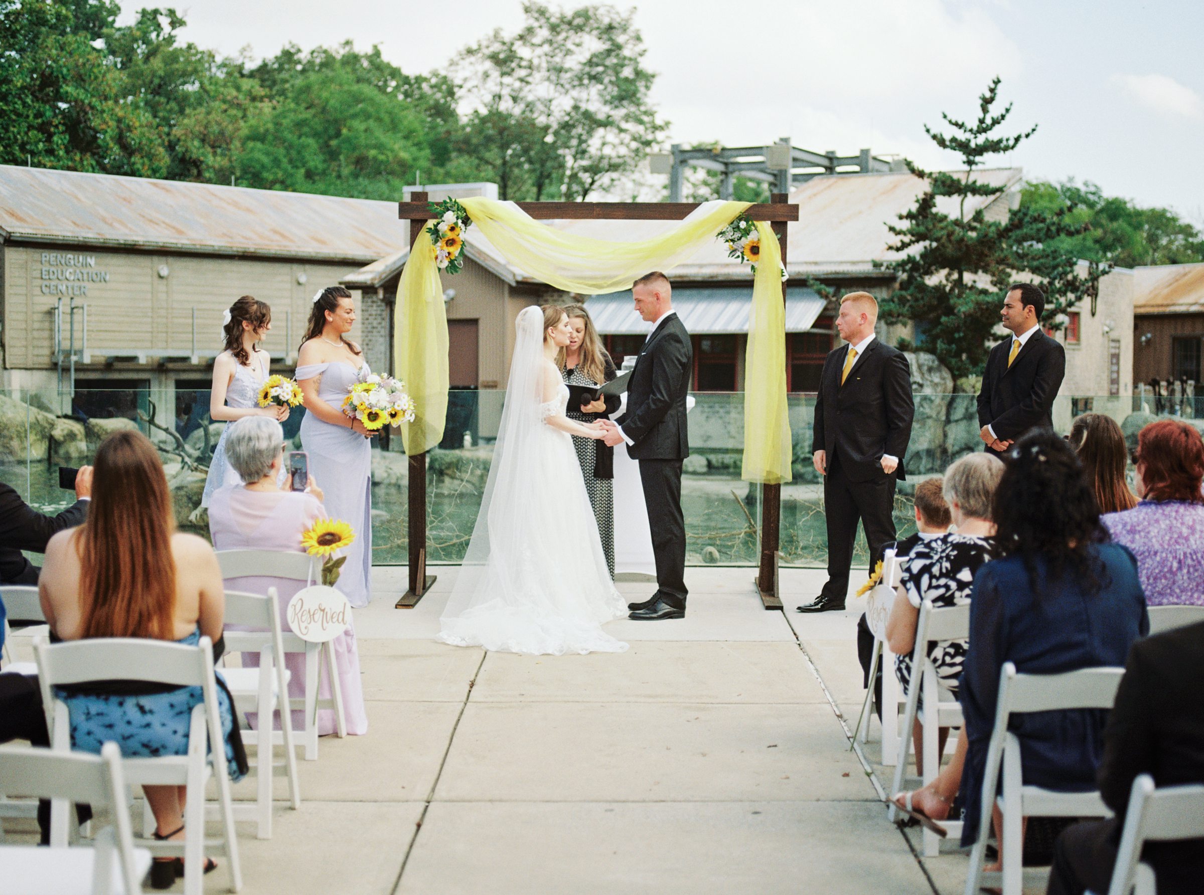 Fall Wedding Day at the Maryland Zoo in Baltimore, MD photographed by Baltimore Wedding Photographer Cait Kramer