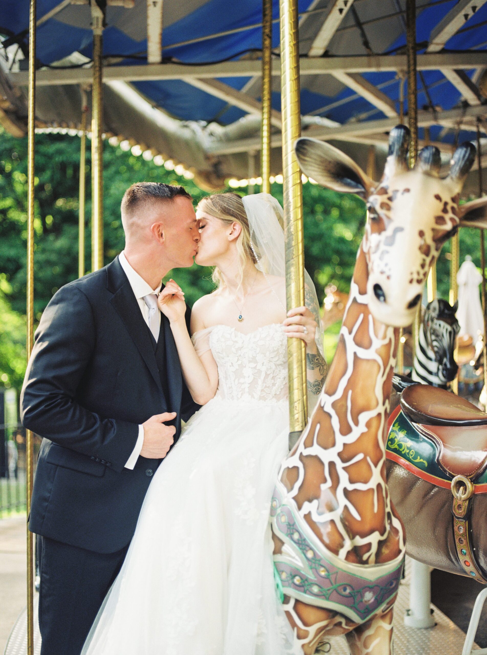 Fall Wedding Day at the Maryland Zoo in Baltimore, MD photographed by Baltimore Wedding Photographer Cait Kramer