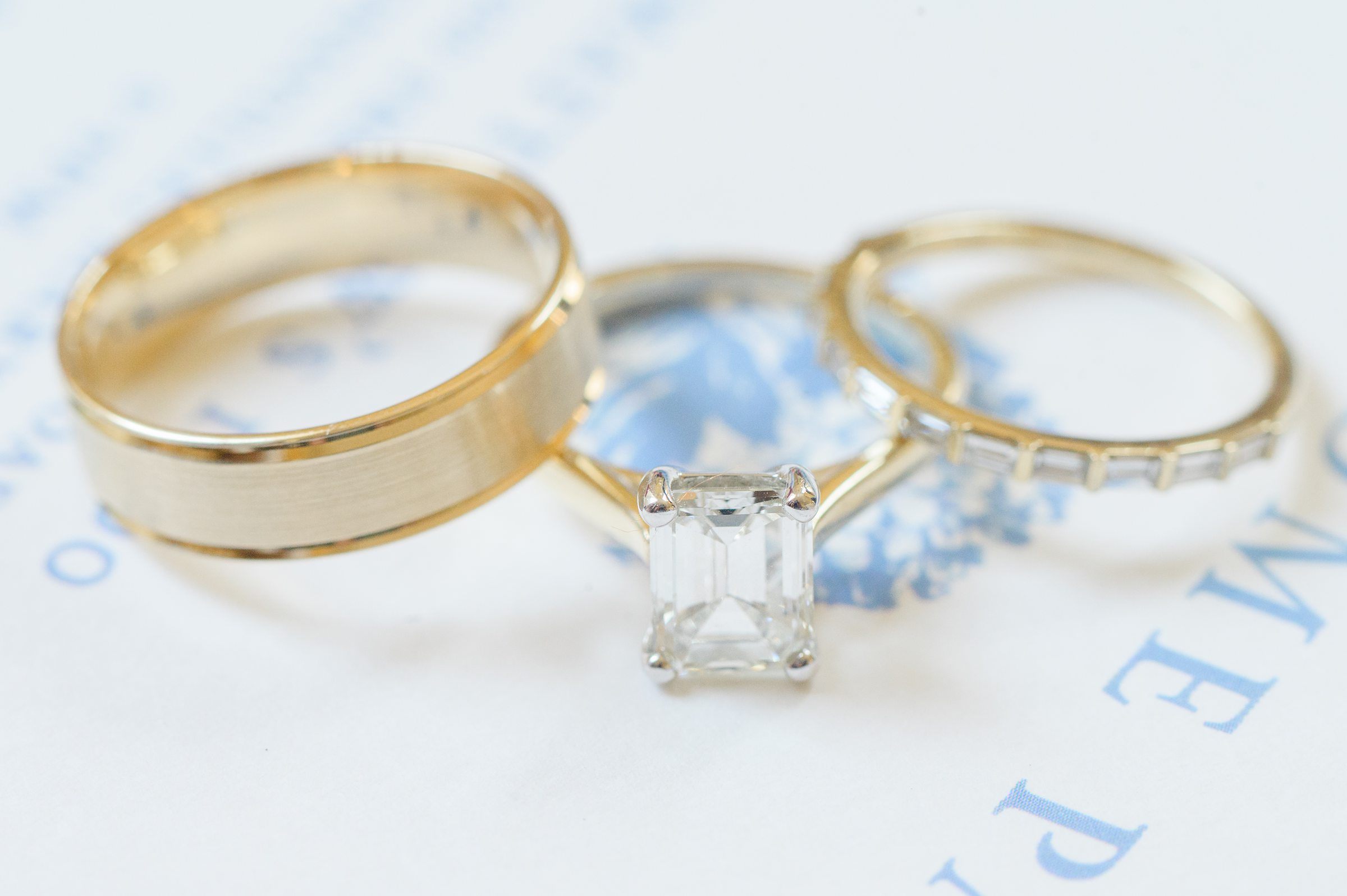 Wedding Rings at Belmont Manor in Elkridge, Maryland photographed by Baltimore Wedding Photographer Cait Kramer