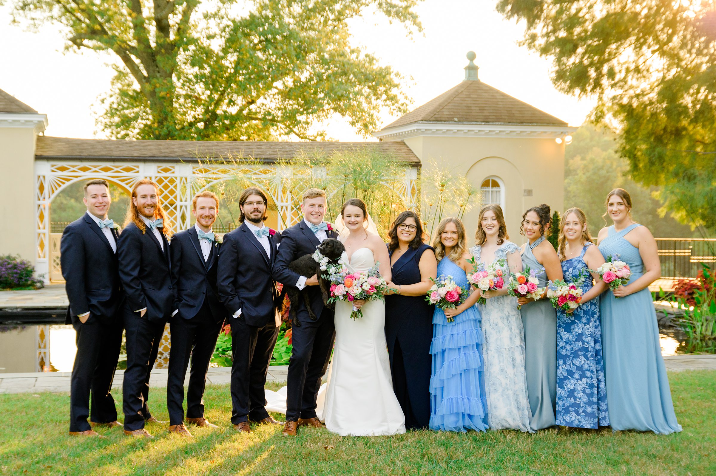 Wedding Party Portraits at Belmont Manor Wedding in Elkridge, Maryland photographed by Baltimore Wedding Photographer Cait Kramer