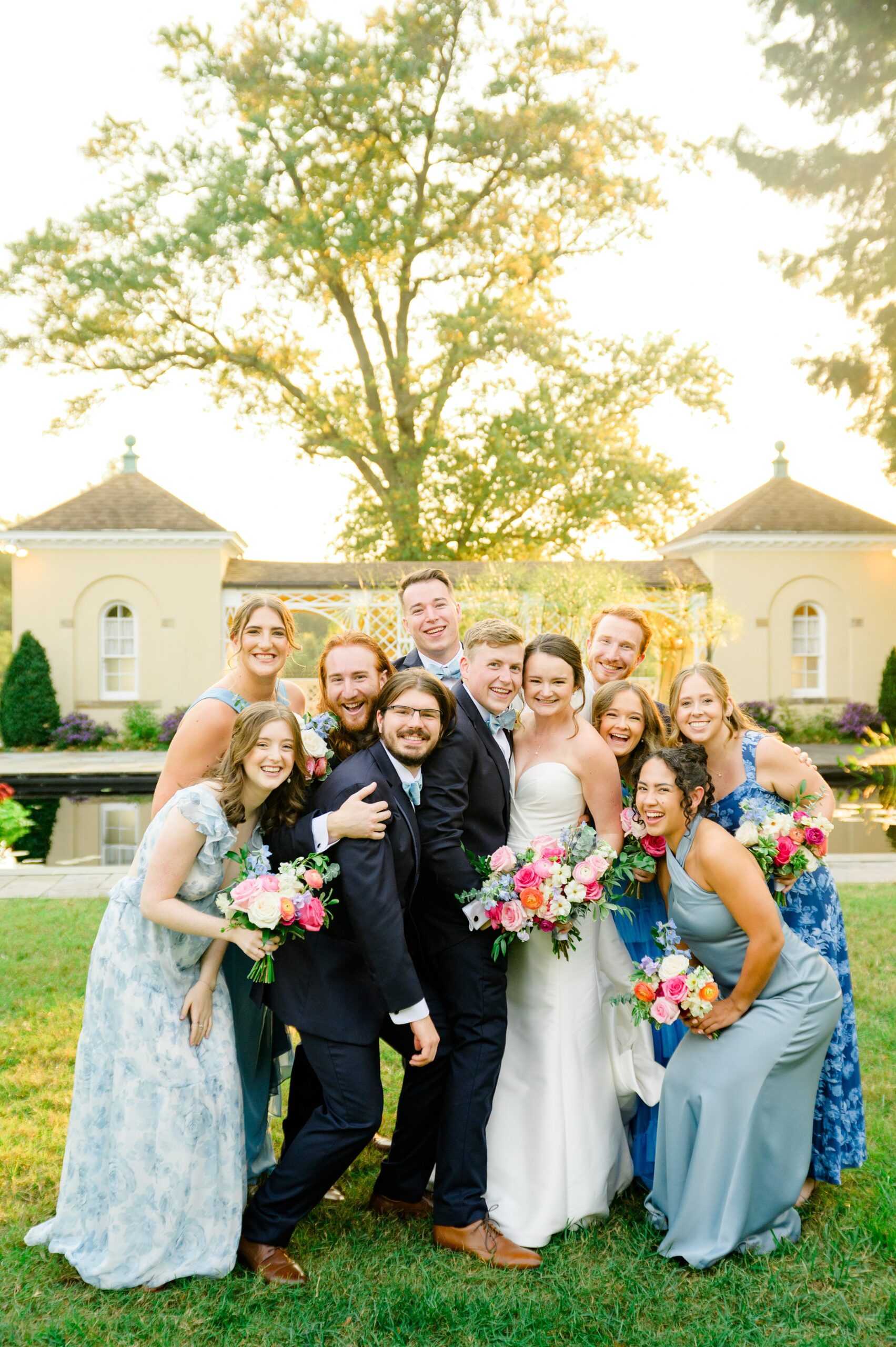 Wedding Party Portraits at Belmont Manor Wedding in Elkridge, Maryland photographed by Baltimore Wedding Photographer Cait Kramer