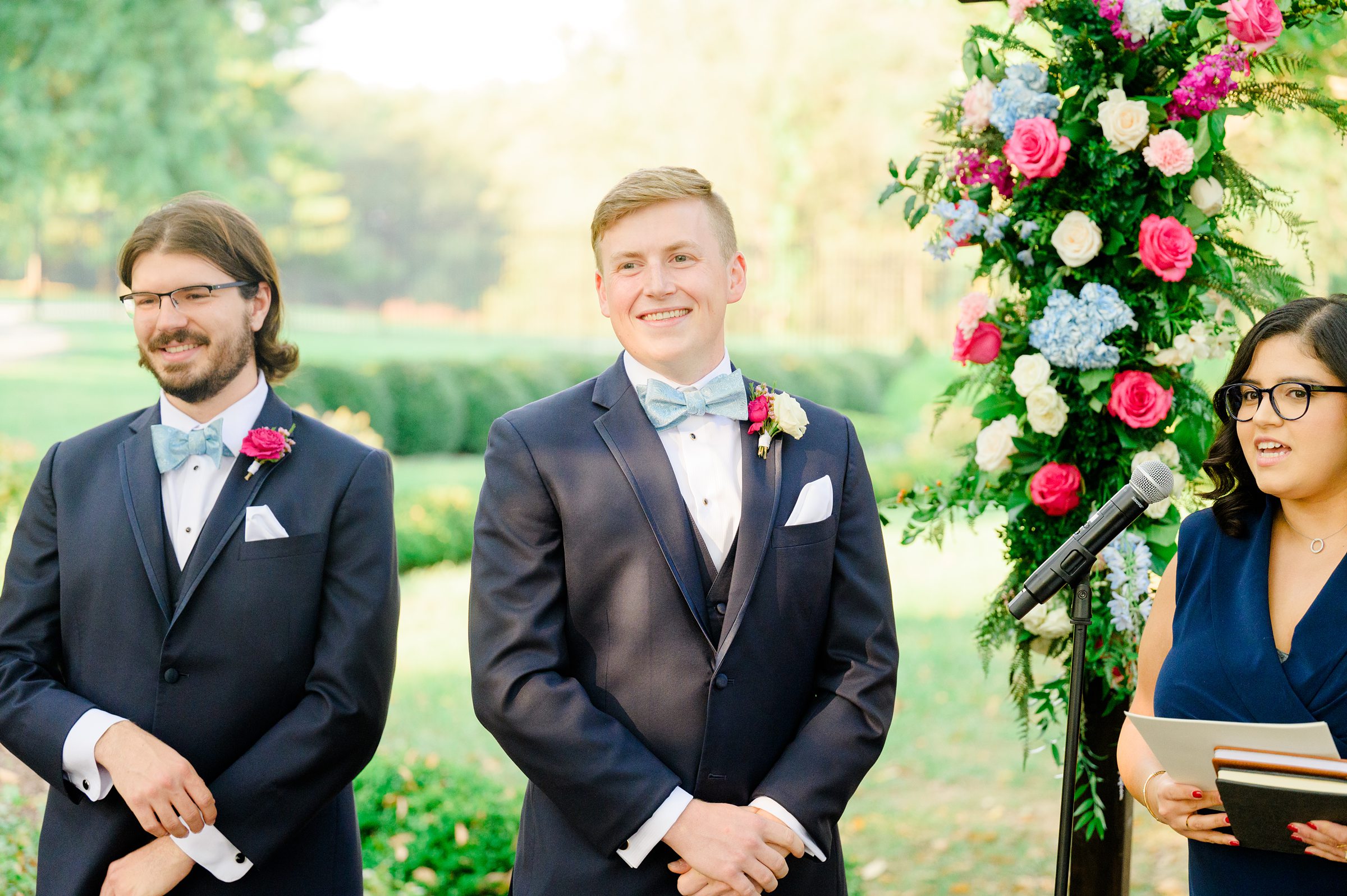 Wedding Ceremony Belmont Manor in Elkridge, Maryland photographed by Baltimore Wedding Photographer Cait Kramer