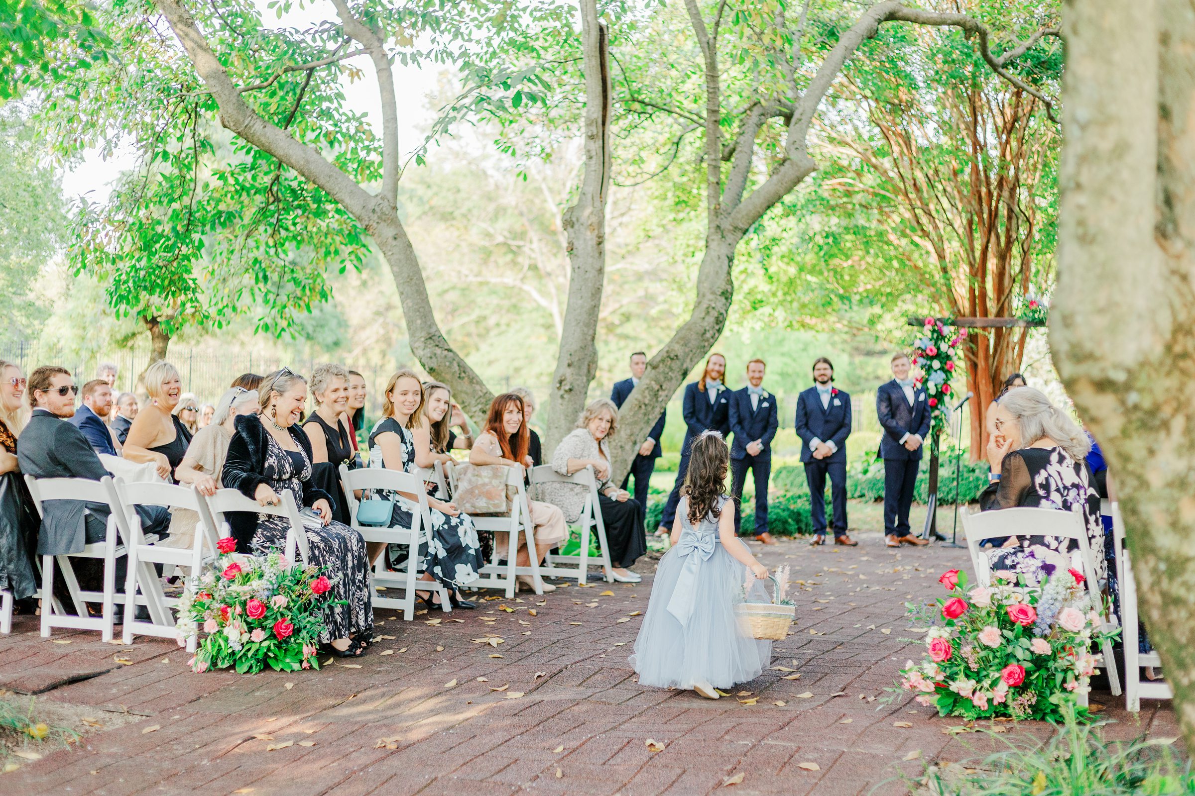 Wedding Ceremony Belmont Manor in Elkridge, Maryland photographed by Baltimore Wedding Photographer Cait Kramer