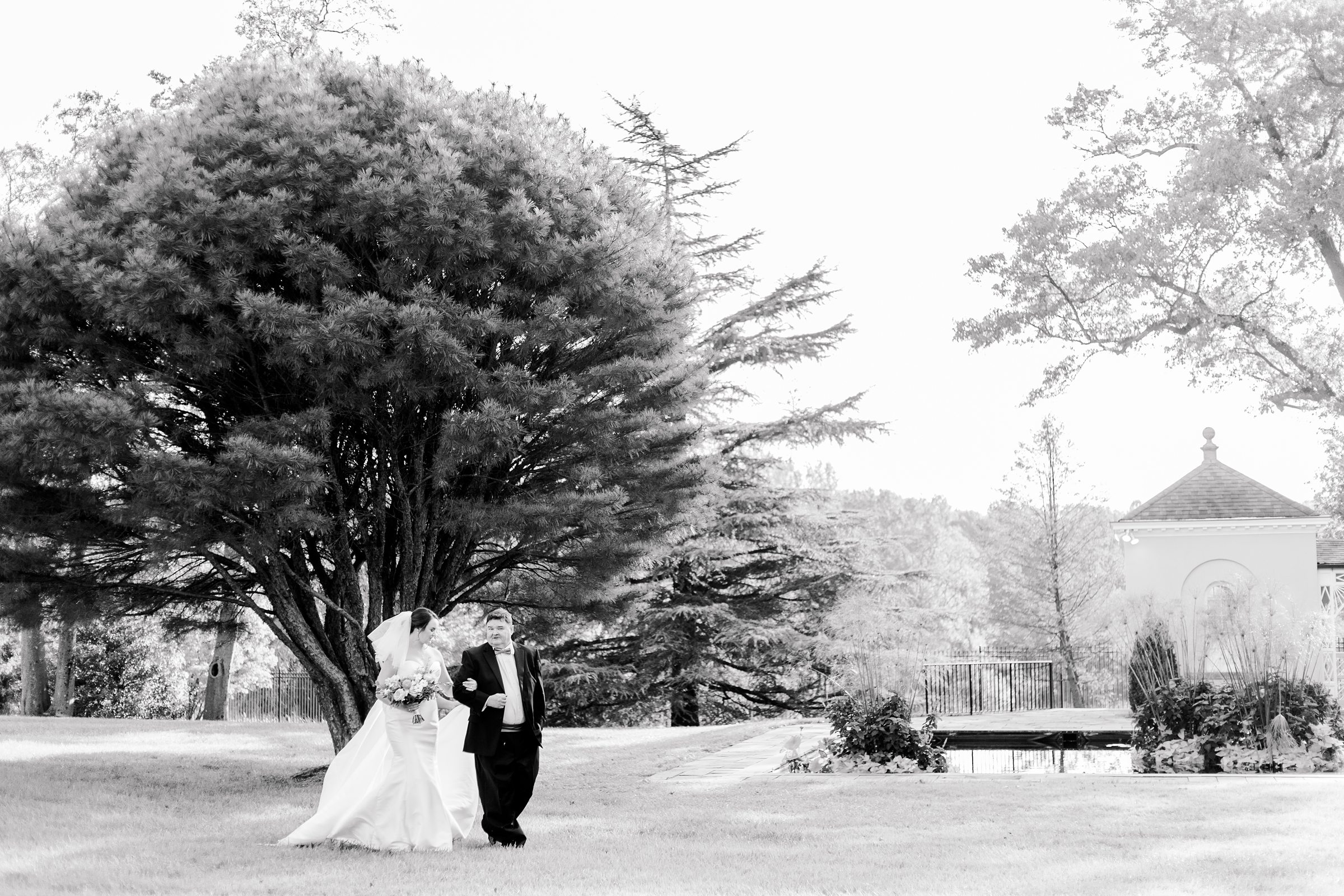 Wedding Ceremony Belmont Manor in Elkridge, Maryland photographed by Baltimore Wedding Photographer Cait Kramer