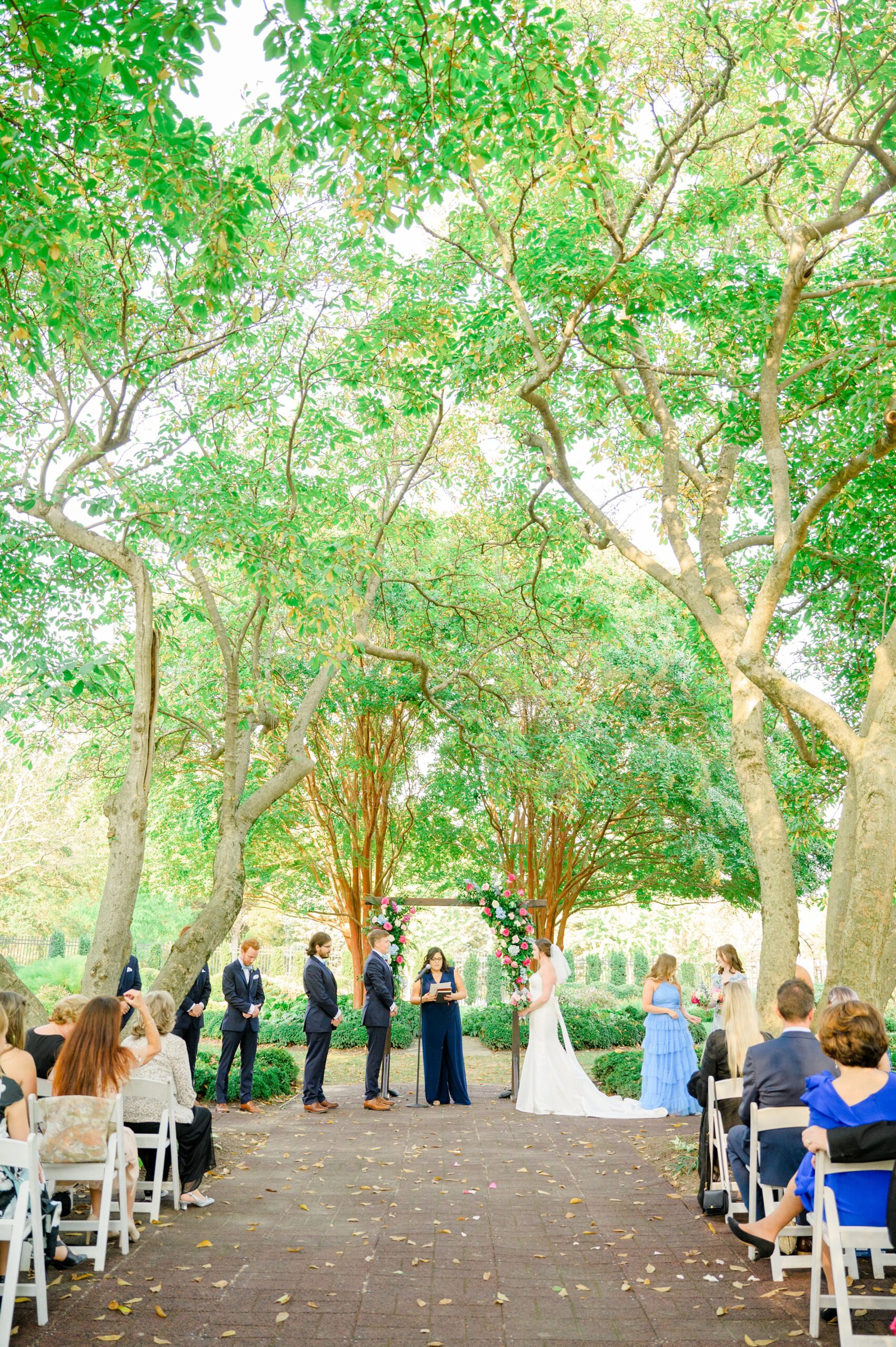 Wedding Ceremony Belmont Manor in Elkridge, Maryland photographed by Baltimore Wedding Photographer Cait Kramer