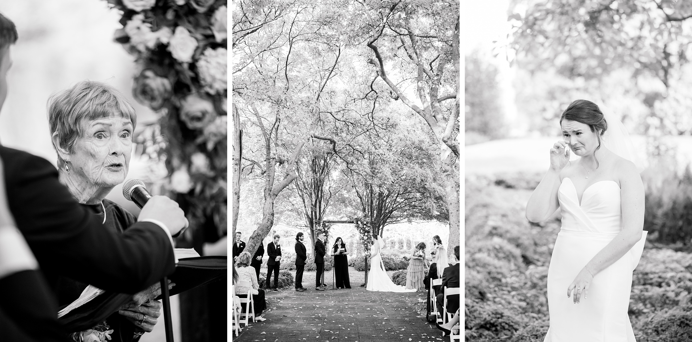 Wedding Ceremony Belmont Manor in Elkridge, Maryland photographed by Baltimore Wedding Photographer Cait Kramer