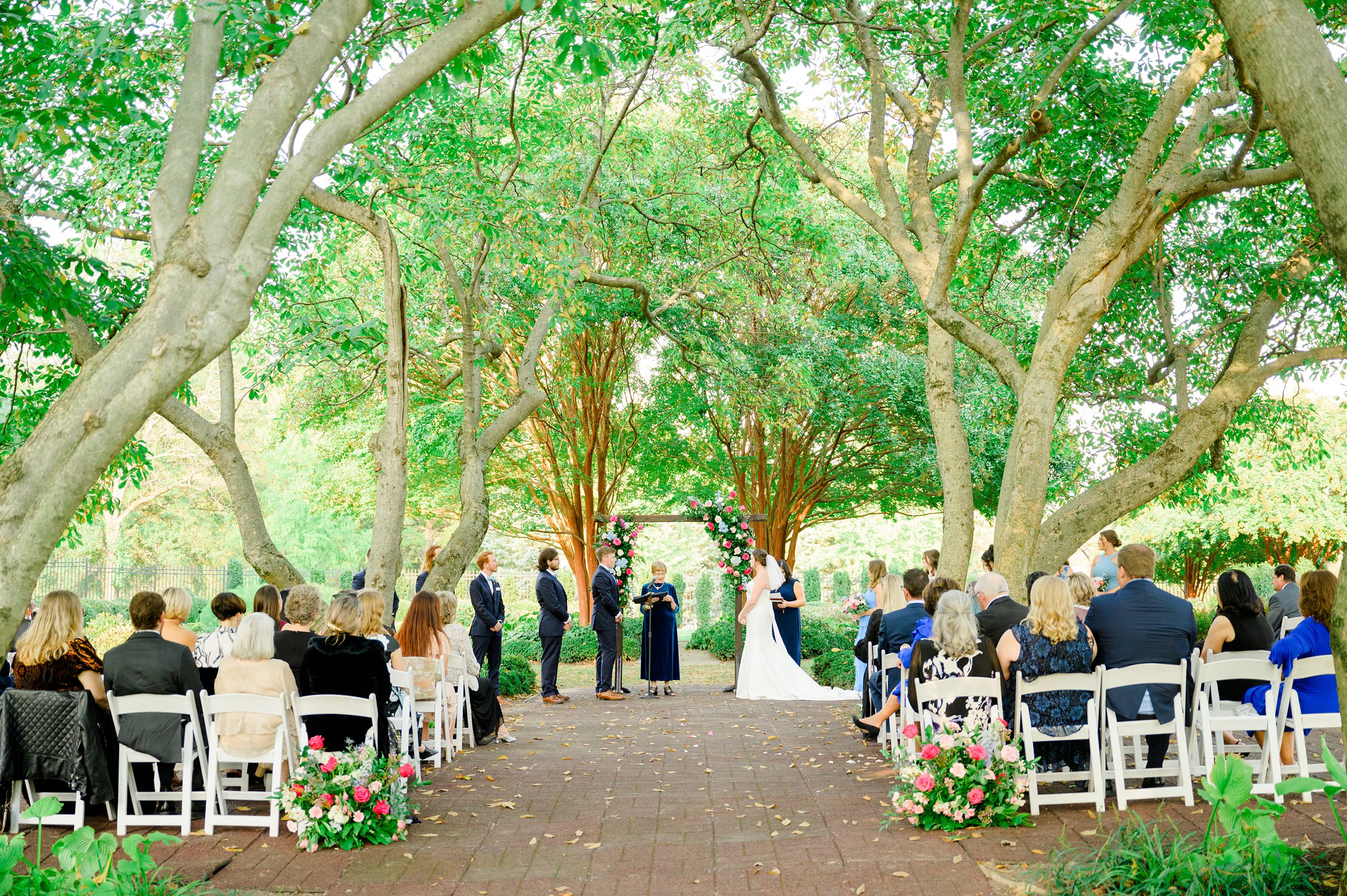 Wedding Ceremony Belmont Manor in Elkridge, Maryland photographed by Baltimore Wedding Photographer Cait Kramer