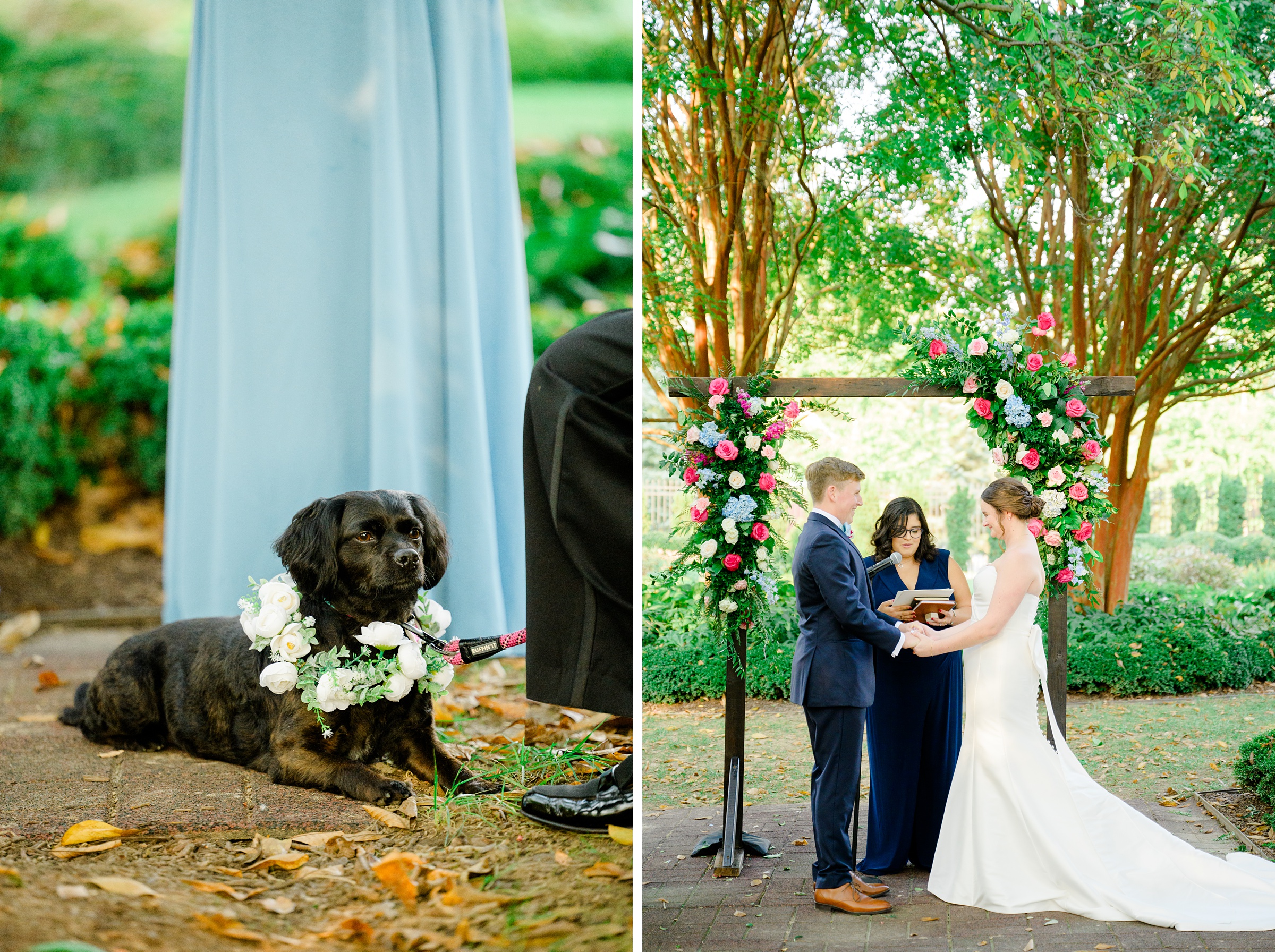 Wedding Ceremony Belmont Manor in Elkridge, Maryland photographed by Baltimore Wedding Photographer Cait Kramer