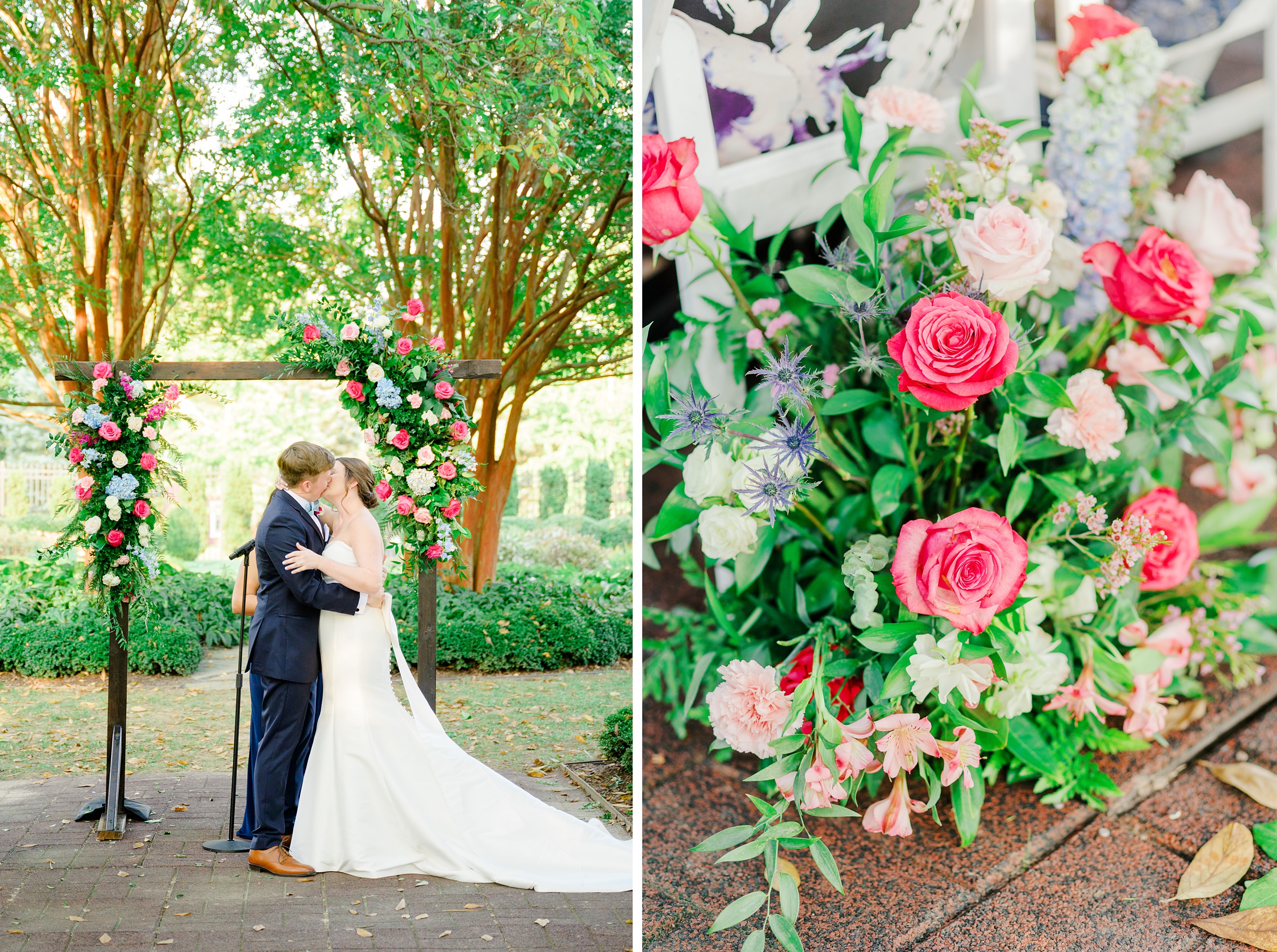 Wedding Ceremony Belmont Manor in Elkridge, Maryland photographed by Baltimore Wedding Photographer Cait Kramer