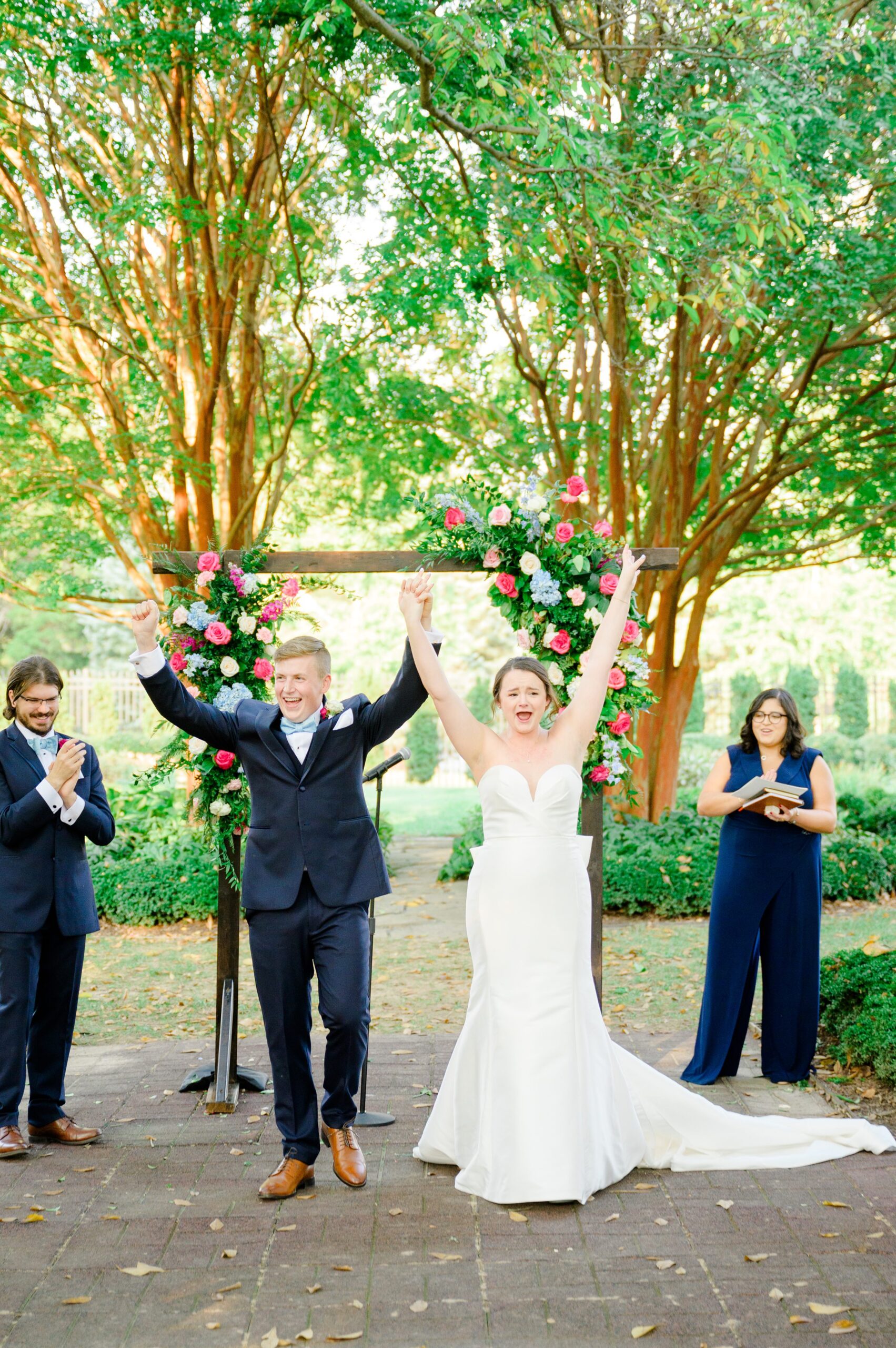 Wedding Ceremony Belmont Manor in Elkridge, Maryland photographed by Baltimore Wedding Photographer Cait Kramer