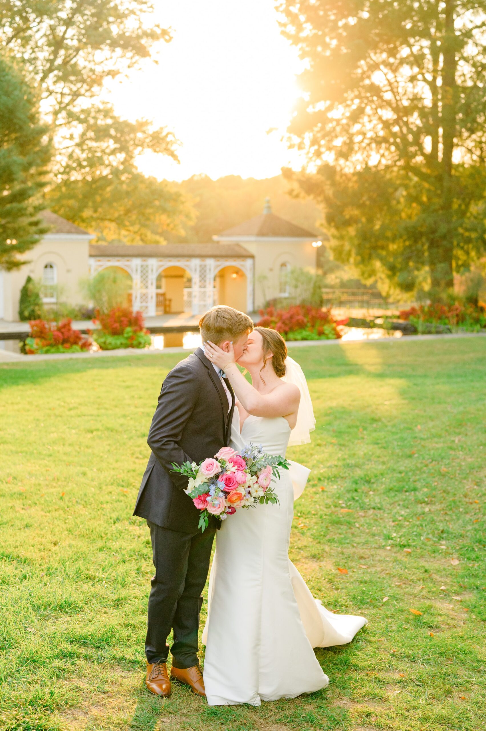 Bride & Groom Portraits at Belmont Manor Wedding in Elkridge, Maryland photographed by Baltimore Wedding Photographer Cait Kramer