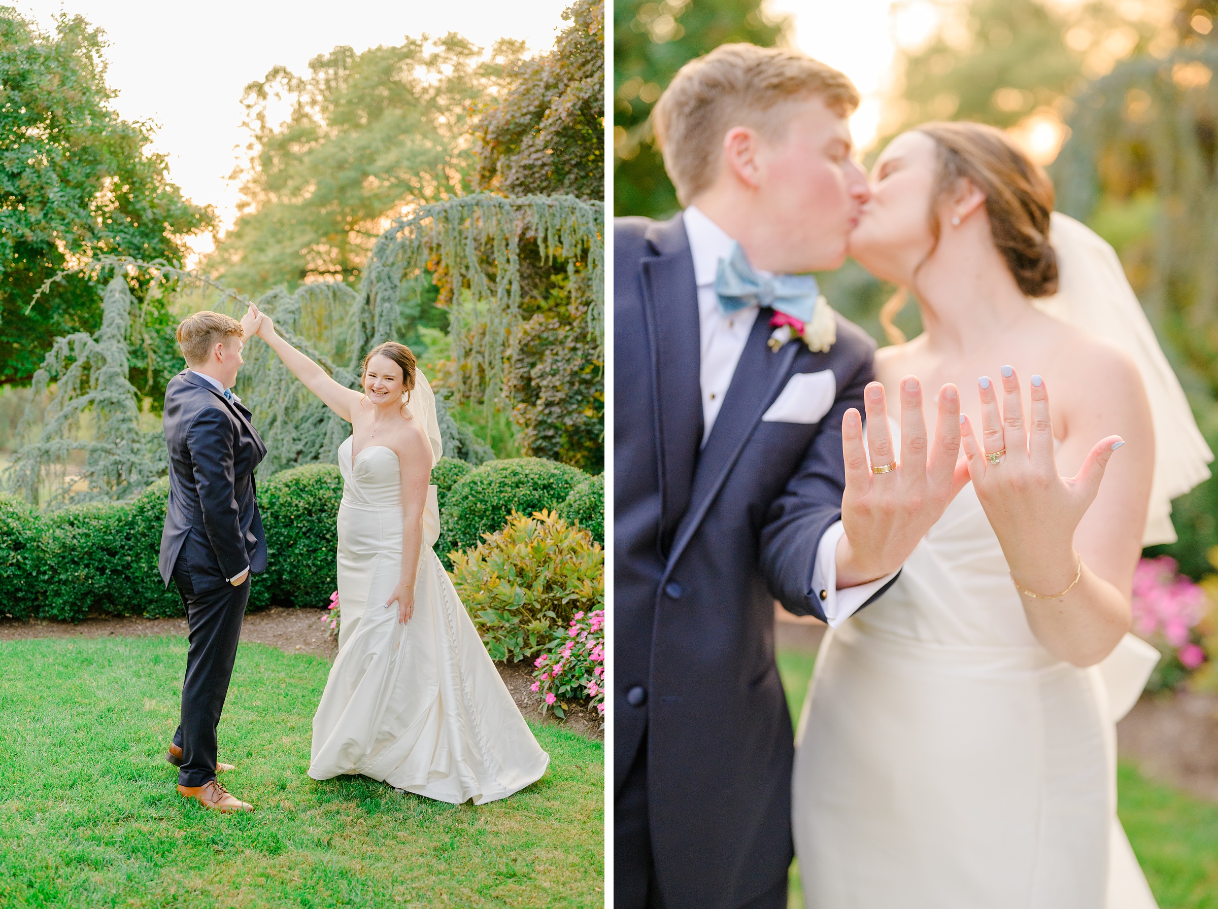 Bride & Groom Portraits at Belmont Manor Wedding in Elkridge, Maryland photographed by Baltimore Wedding Photographer Cait Kramer