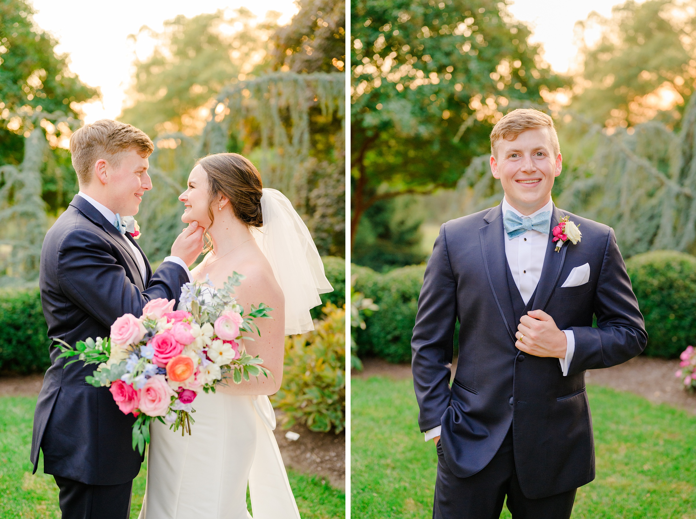 Bride & Groom Portraits at Belmont Manor Wedding in Elkridge, Maryland photographed by Baltimore Wedding Photographer Cait Kramer