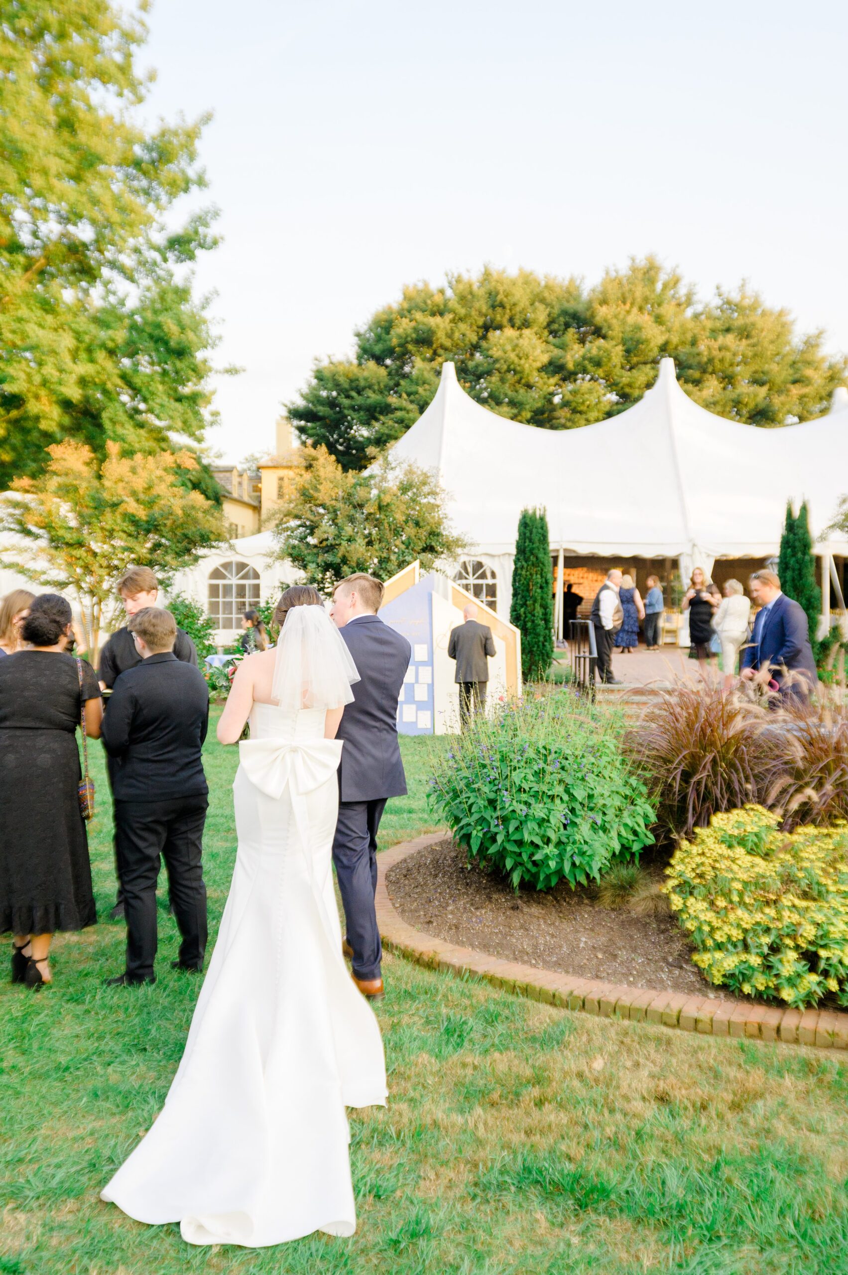 Bride & Groom Portraits at Belmont Manor Wedding in Elkridge, Maryland photographed by Baltimore Wedding Photographer Cait Kramer