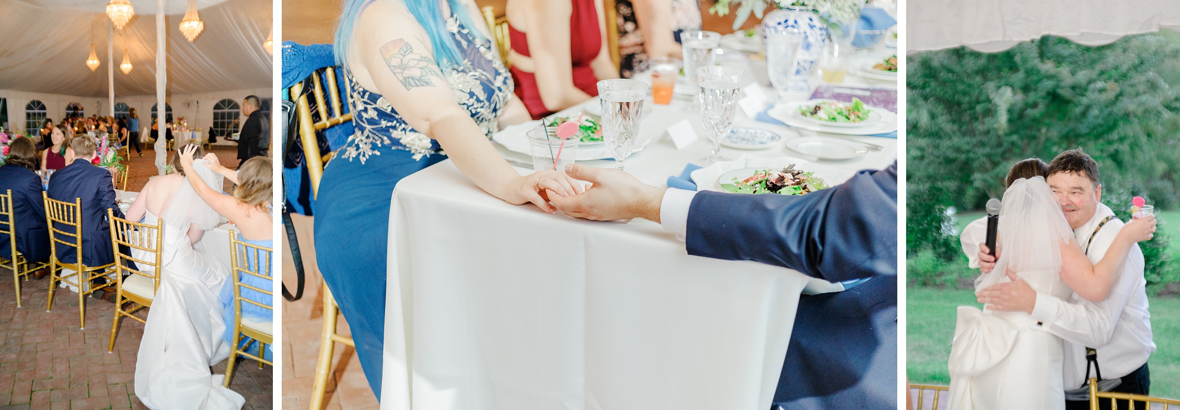 Wedding Reception at Belmont Manor in Elkridge, Maryland photographed by Baltimore Wedding Photographer Cait Kramer