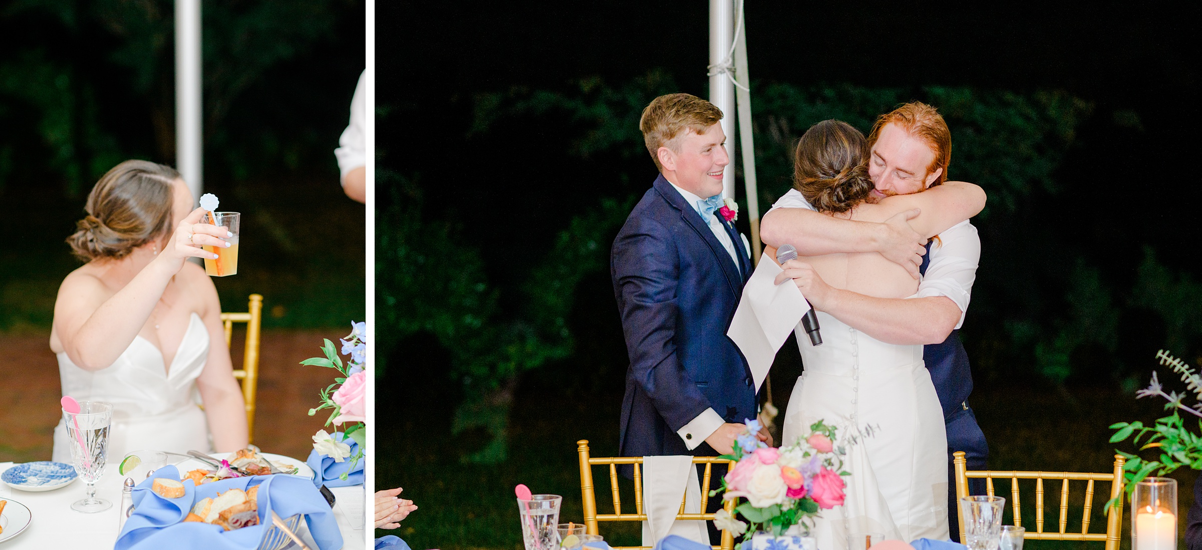 Wedding Reception at Belmont Manor in Elkridge, Maryland photographed by Baltimore Wedding Photographer Cait Kramer