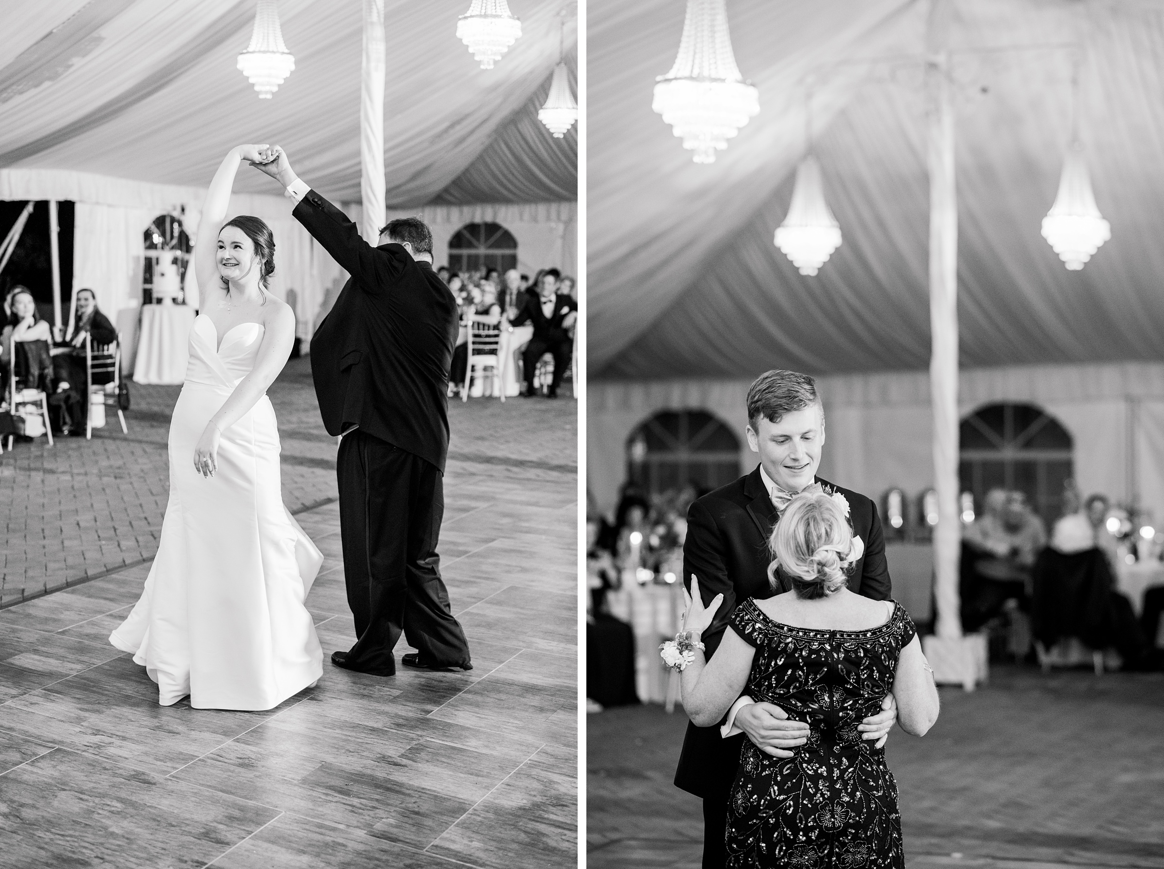 Wedding Reception at Belmont Manor in Elkridge, Maryland photographed by Baltimore Wedding Photographer Cait Kramer