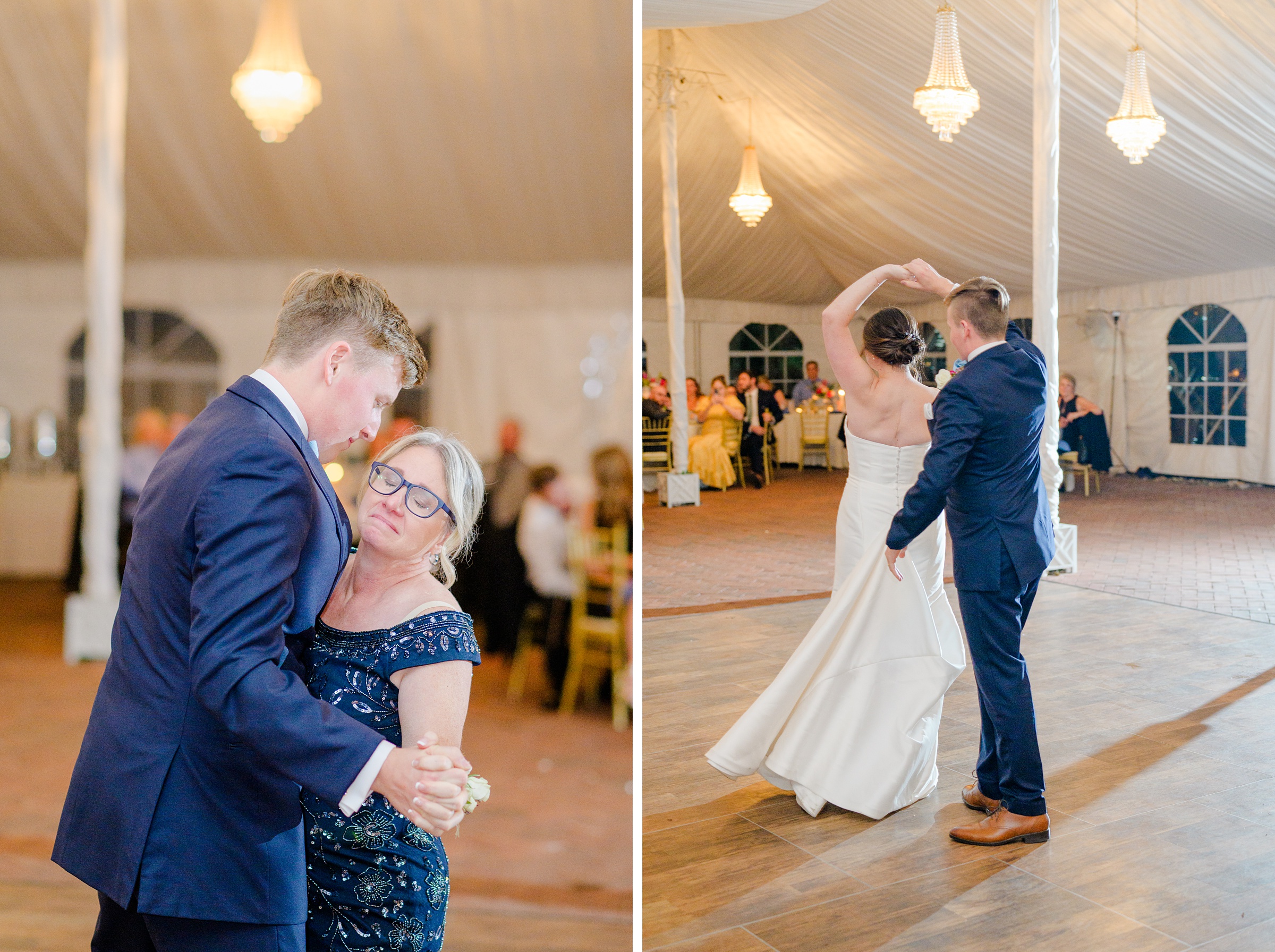 Wedding Reception at Belmont Manor in Elkridge, Maryland photographed by Baltimore Wedding Photographer Cait Kramer