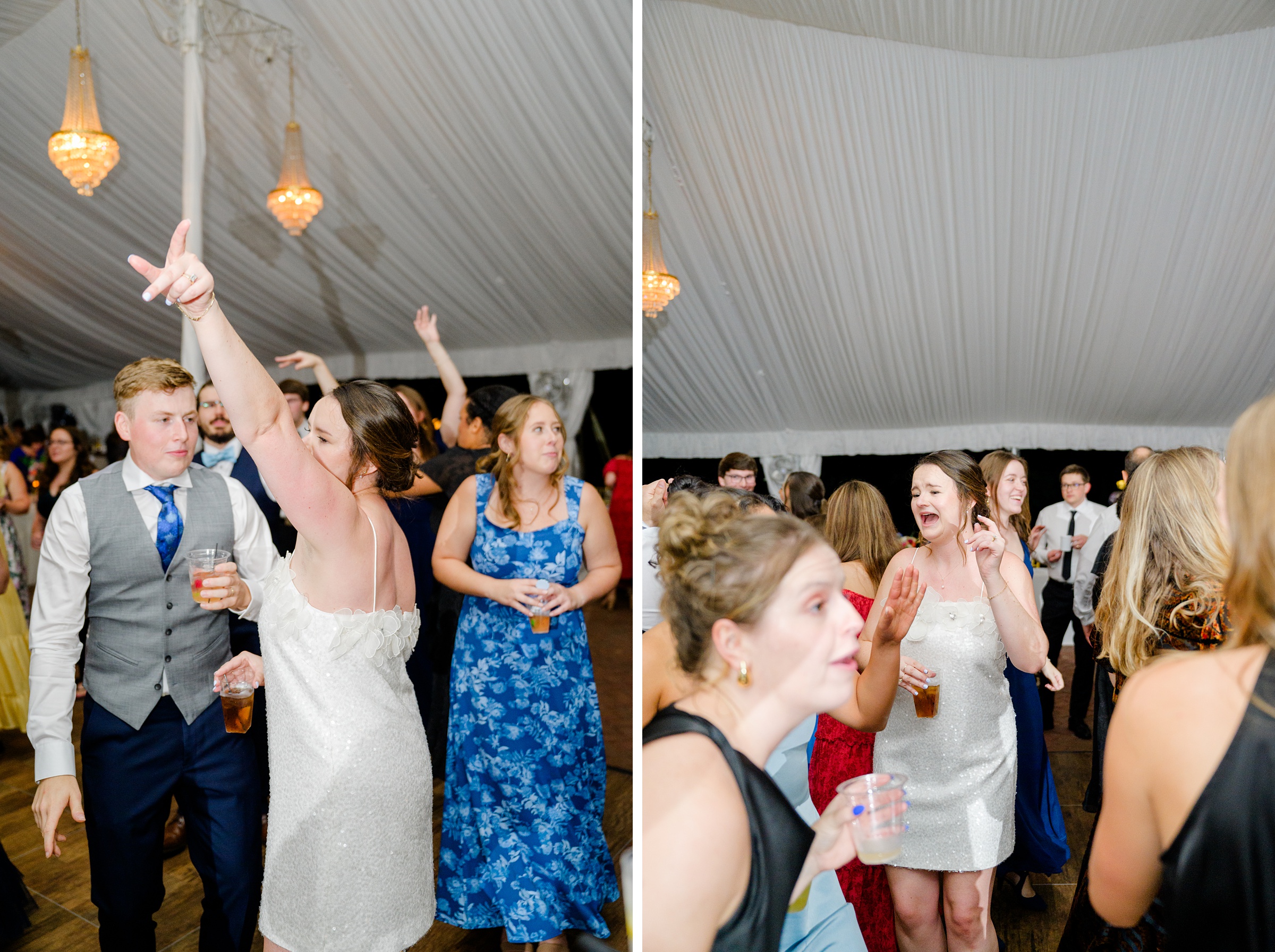 Wedding Reception at Belmont Manor in Elkridge, Maryland photographed by Baltimore Wedding Photographer Cait Kramer