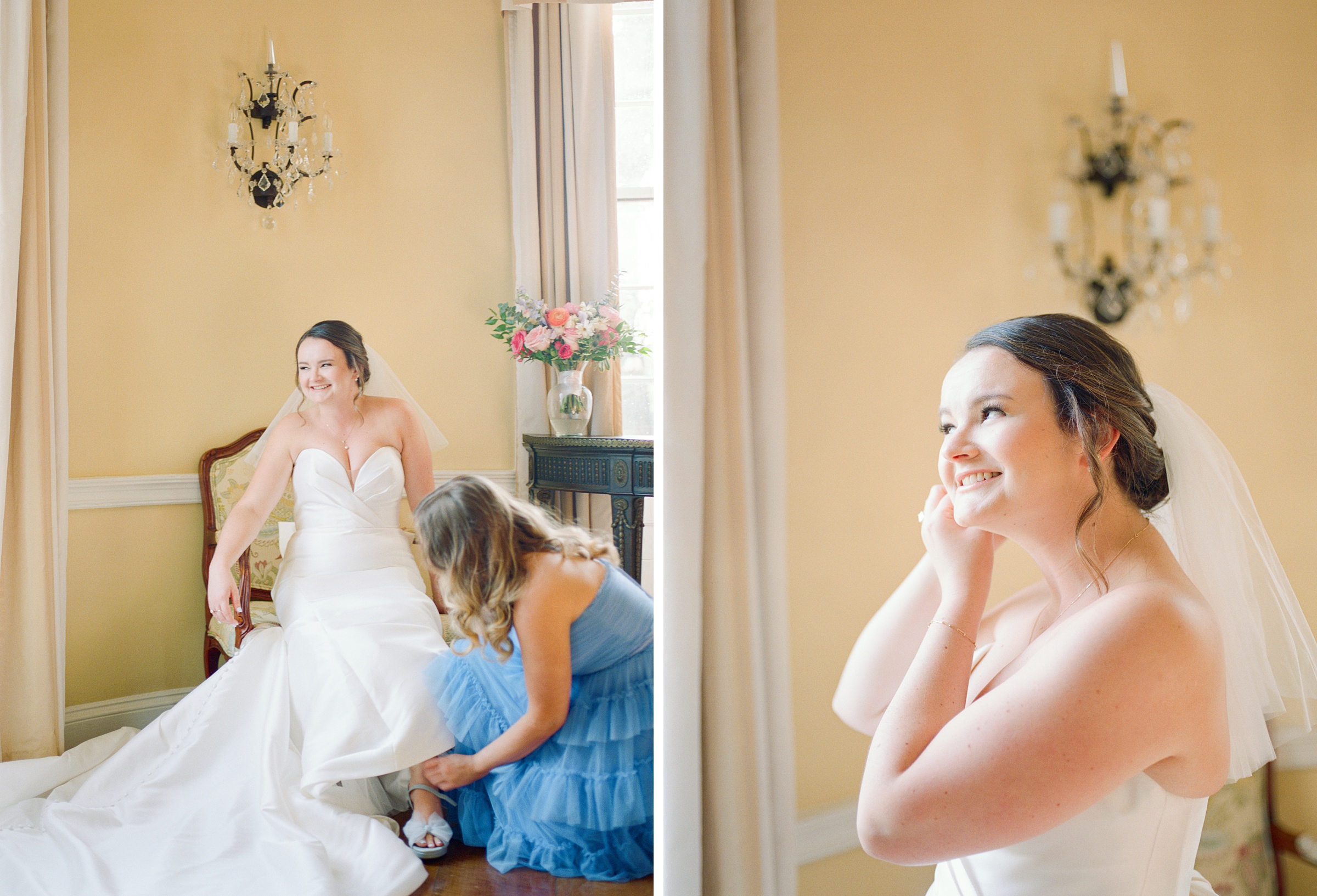 Belmont Manor Wedding Day in Elkridge, Maryland photographed by Baltimore Wedding Photographer Cait Kramer