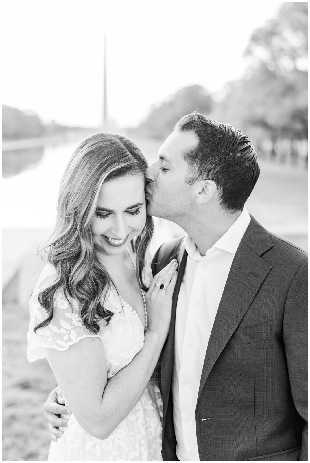 Katie and Max | A Sunrise Engagement Session at the Lincoln Memorial ...