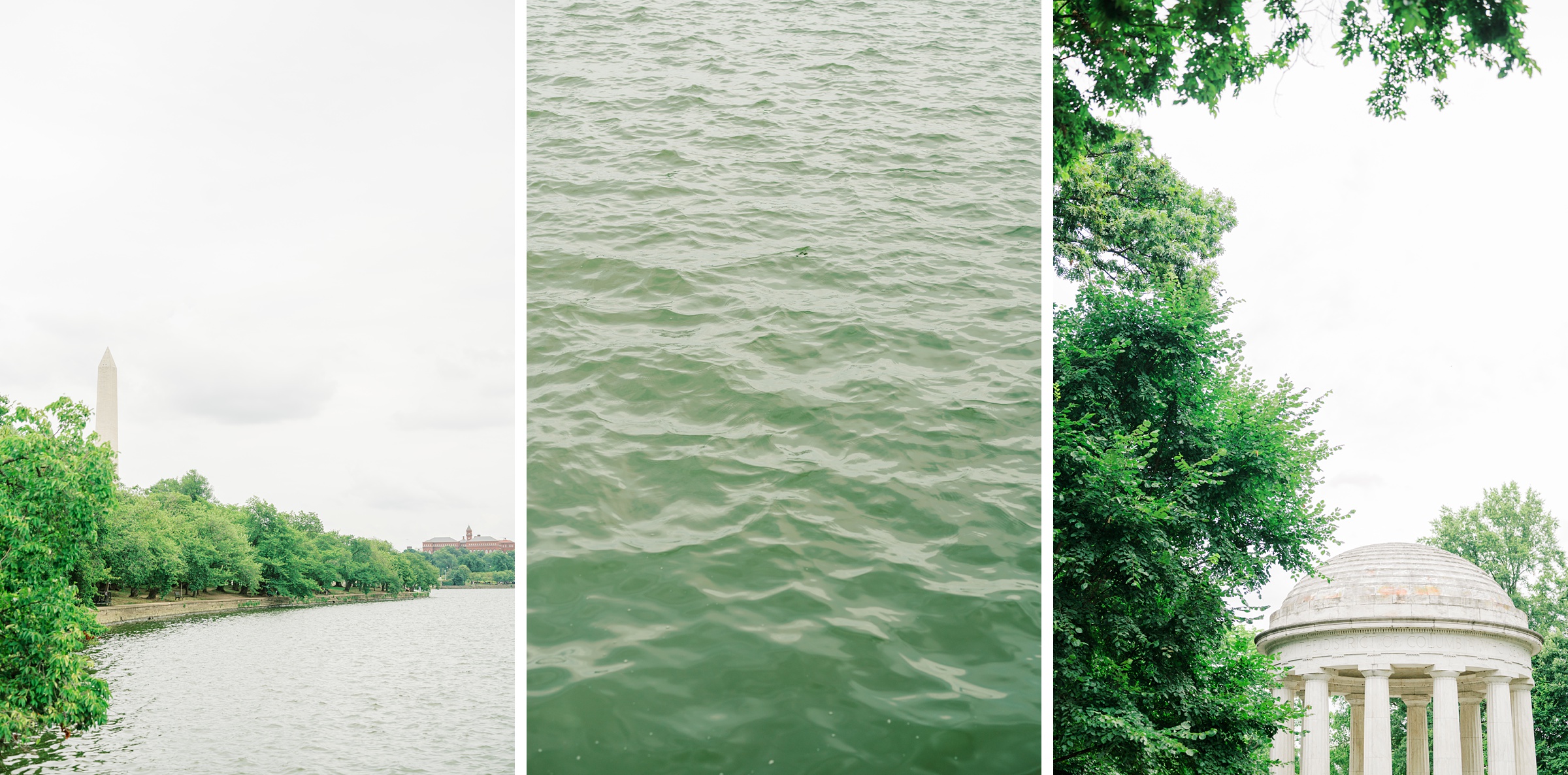 Summer elopement at the DC War Memorial Photographed by Baltimore Wedding Photographer Cait Kramer Photography