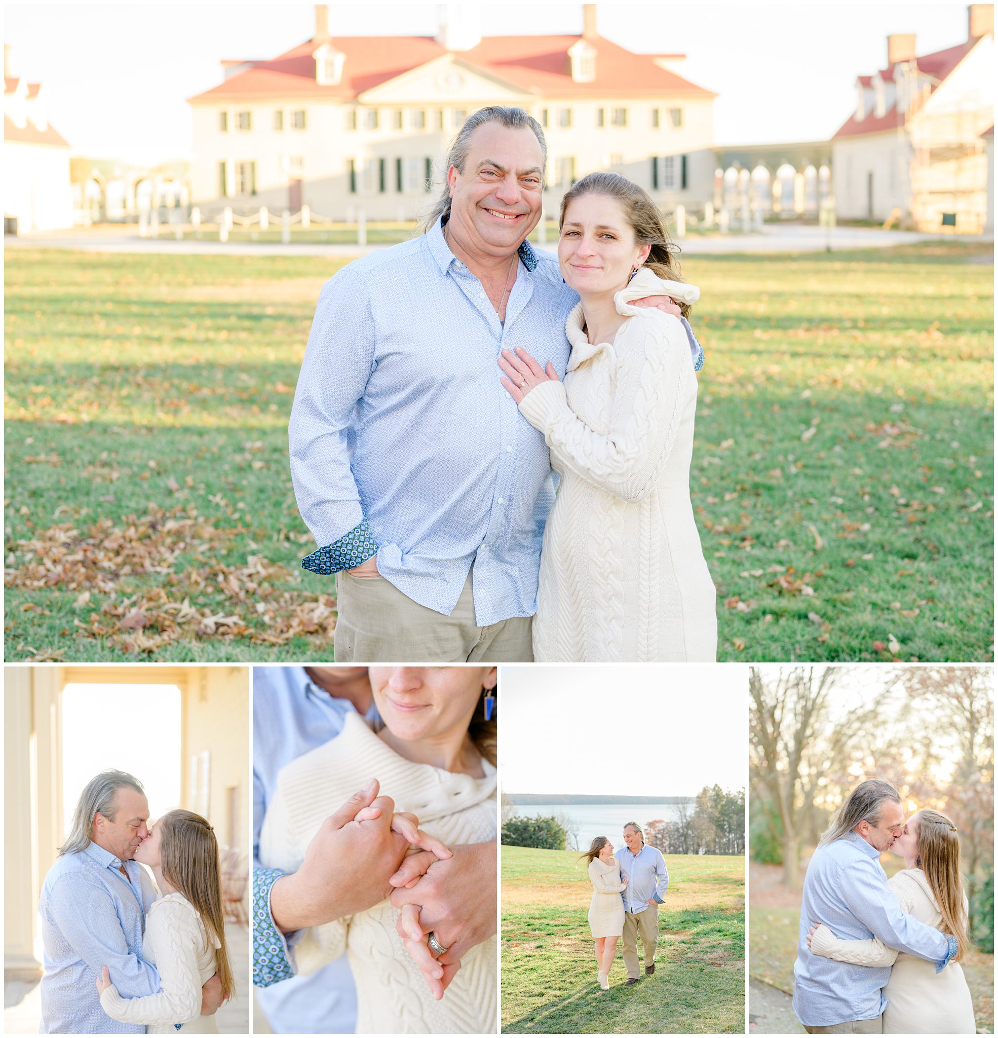 Mount Vernon Engagement Photos in Northern Virginia photographed by Baltimore Wedding Photographer Cait Kramer