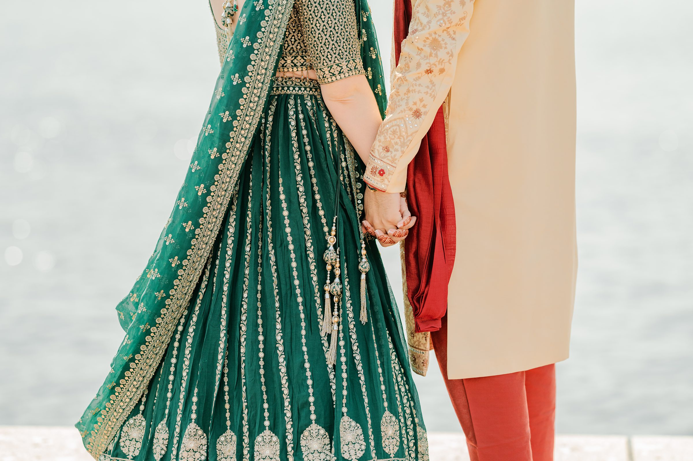 Bride and Groom Portraits at Renaissance Baltimore Harborplace Hotel