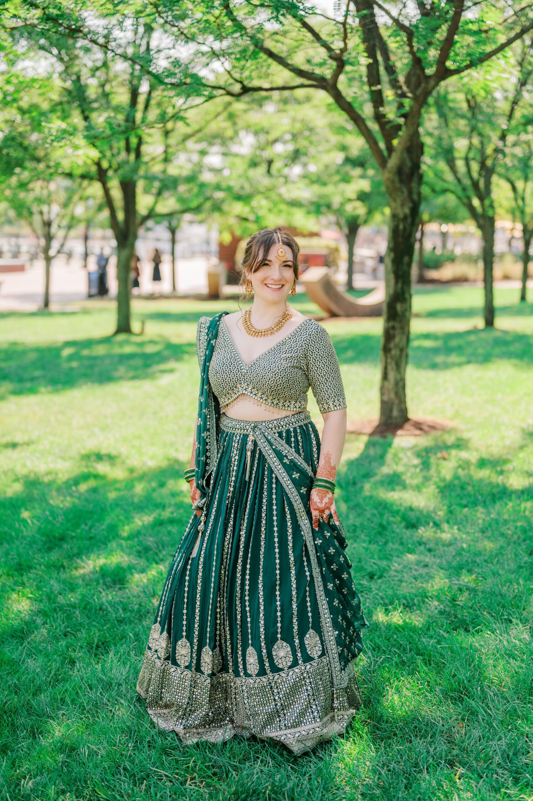 Bride and Groom Portraits at Renaissance Baltimore Harborplace Hotel