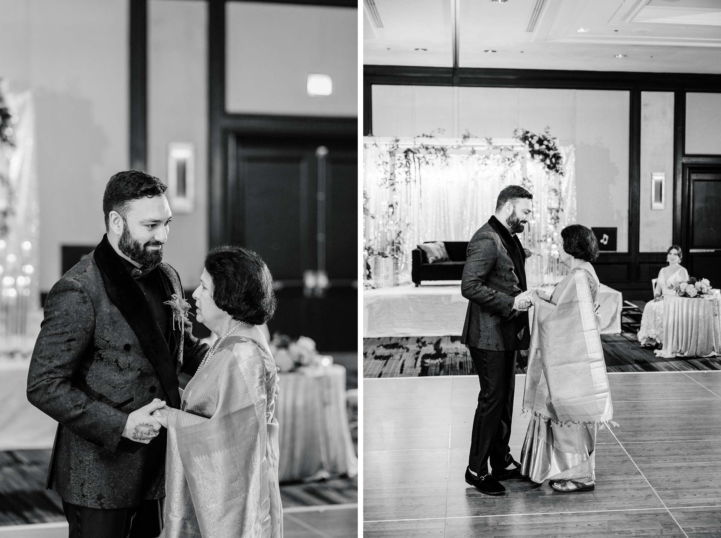 Mother Son dance at wedding reception