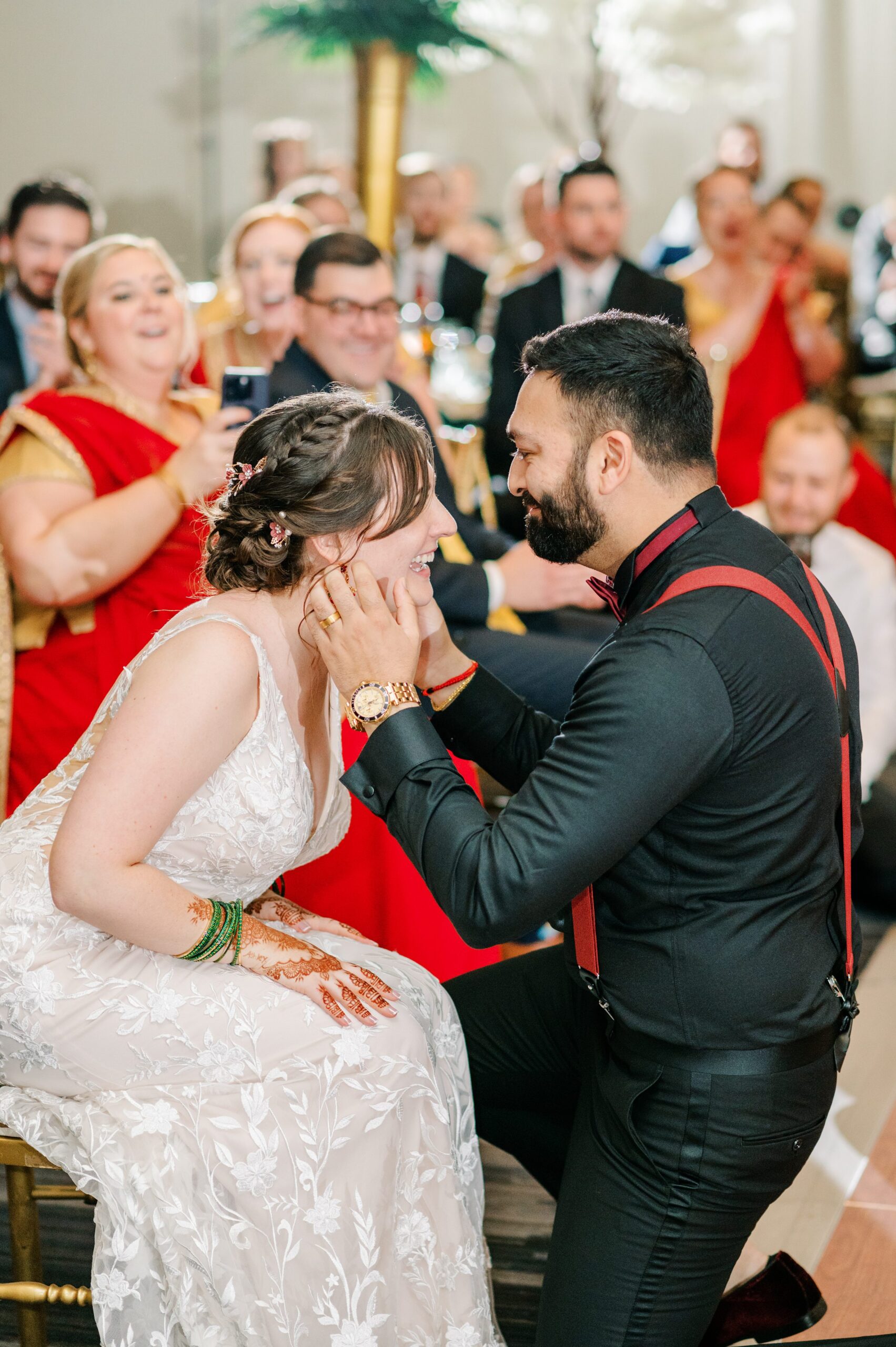 Wedding reception at Renaissance Baltimore Harborplace Hotel