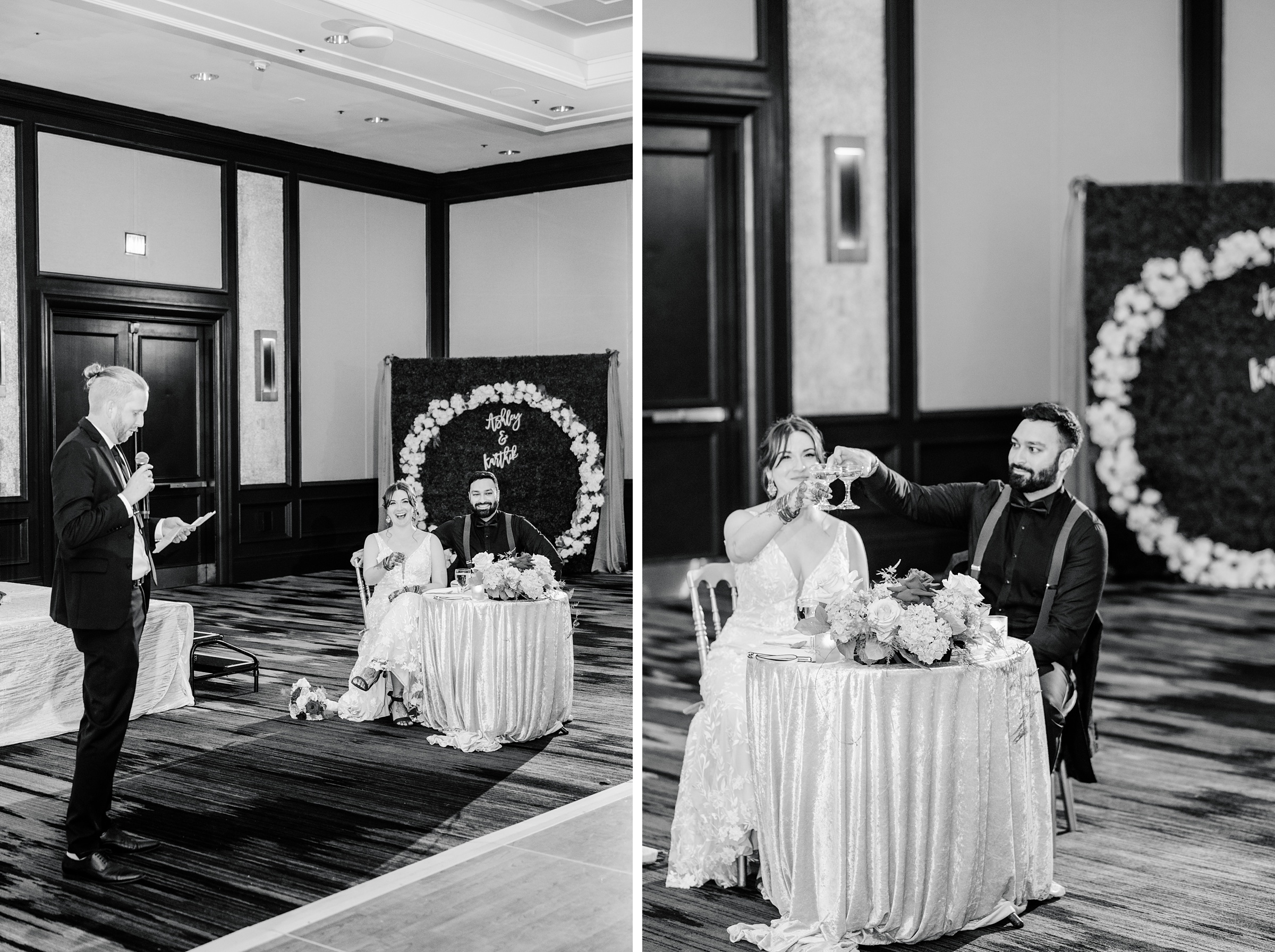 Wedding reception at Renaissance Baltimore Harborplace Hotel