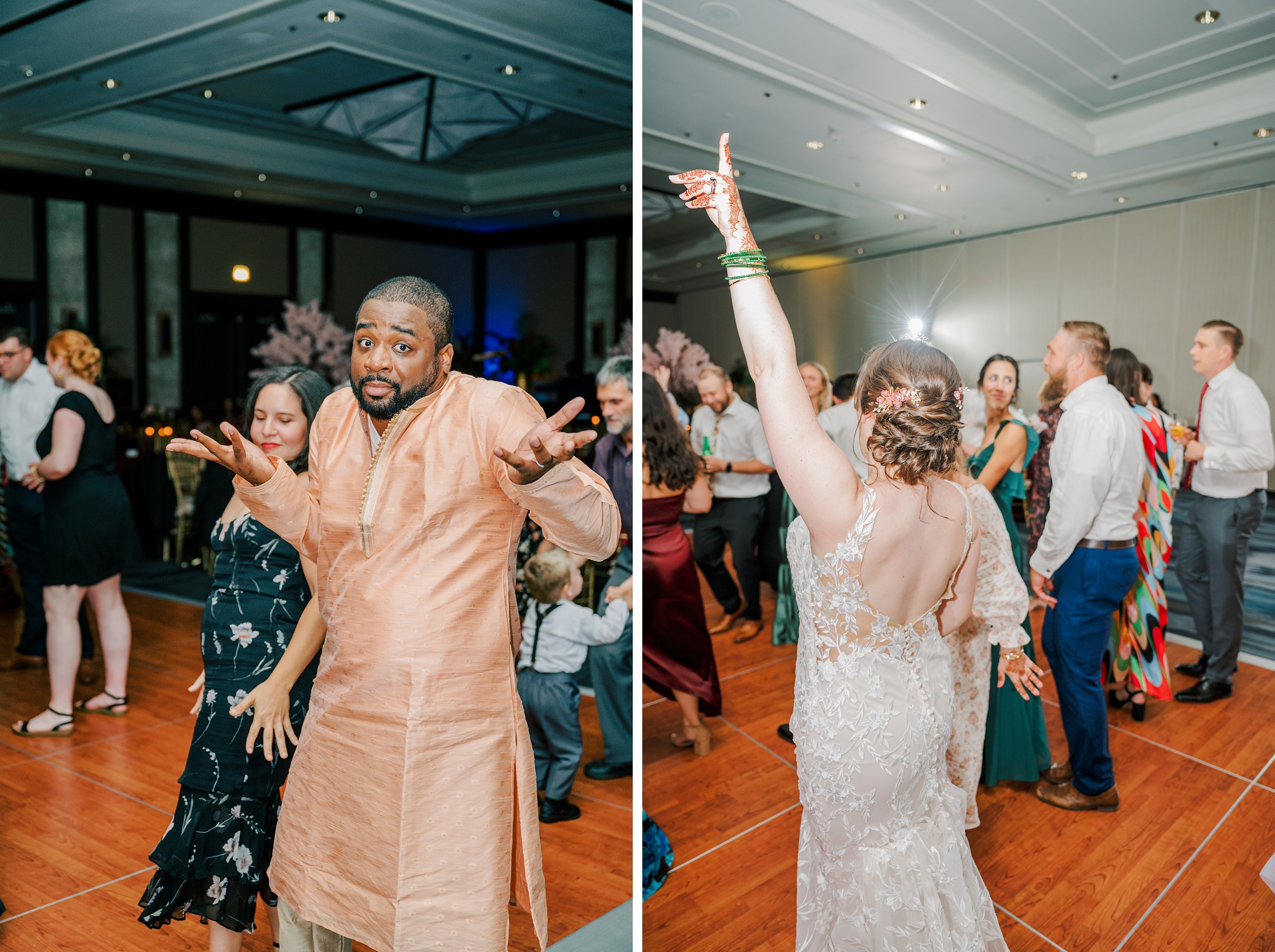 Wedding reception at Renaissance Baltimore Harborplace Hotel