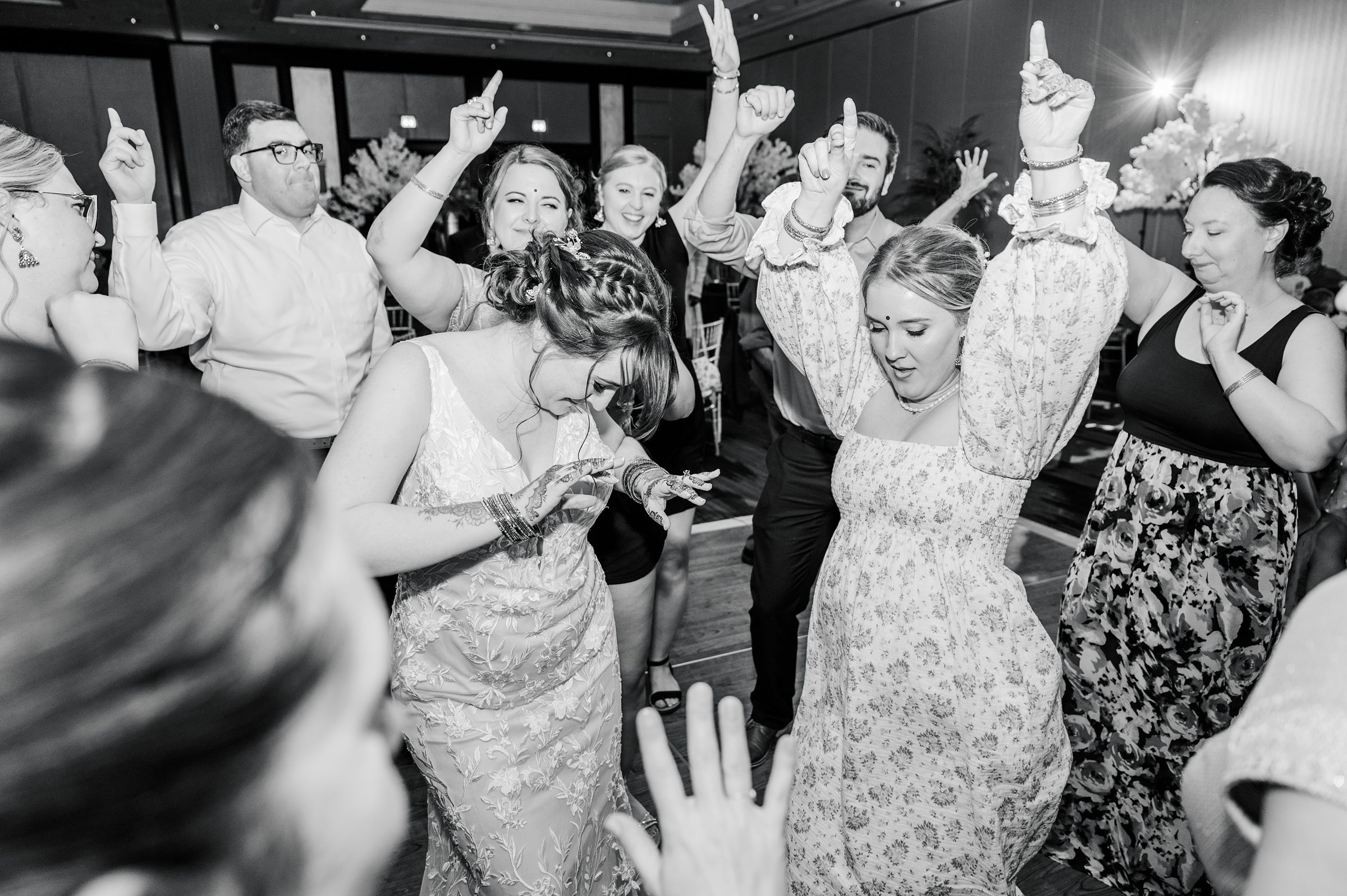 Wedding reception at Renaissance Baltimore Harborplace Hotel