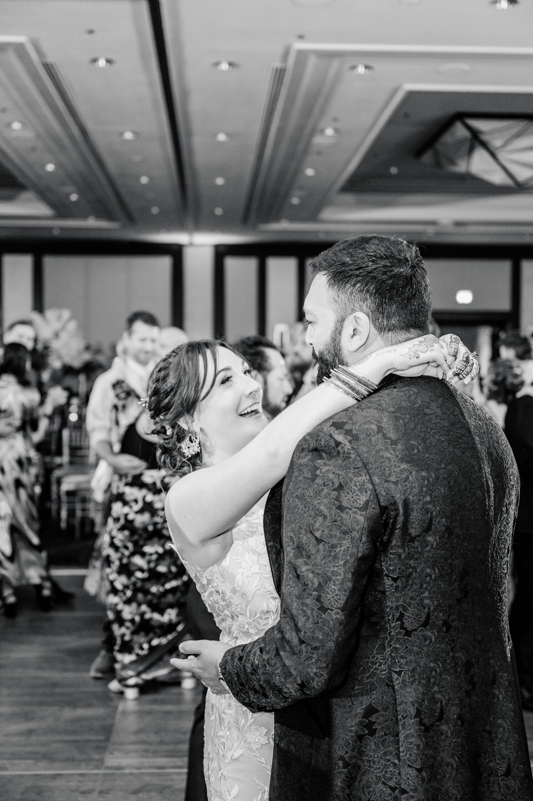 Wedding reception at Renaissance Baltimore Harborplace Hotel