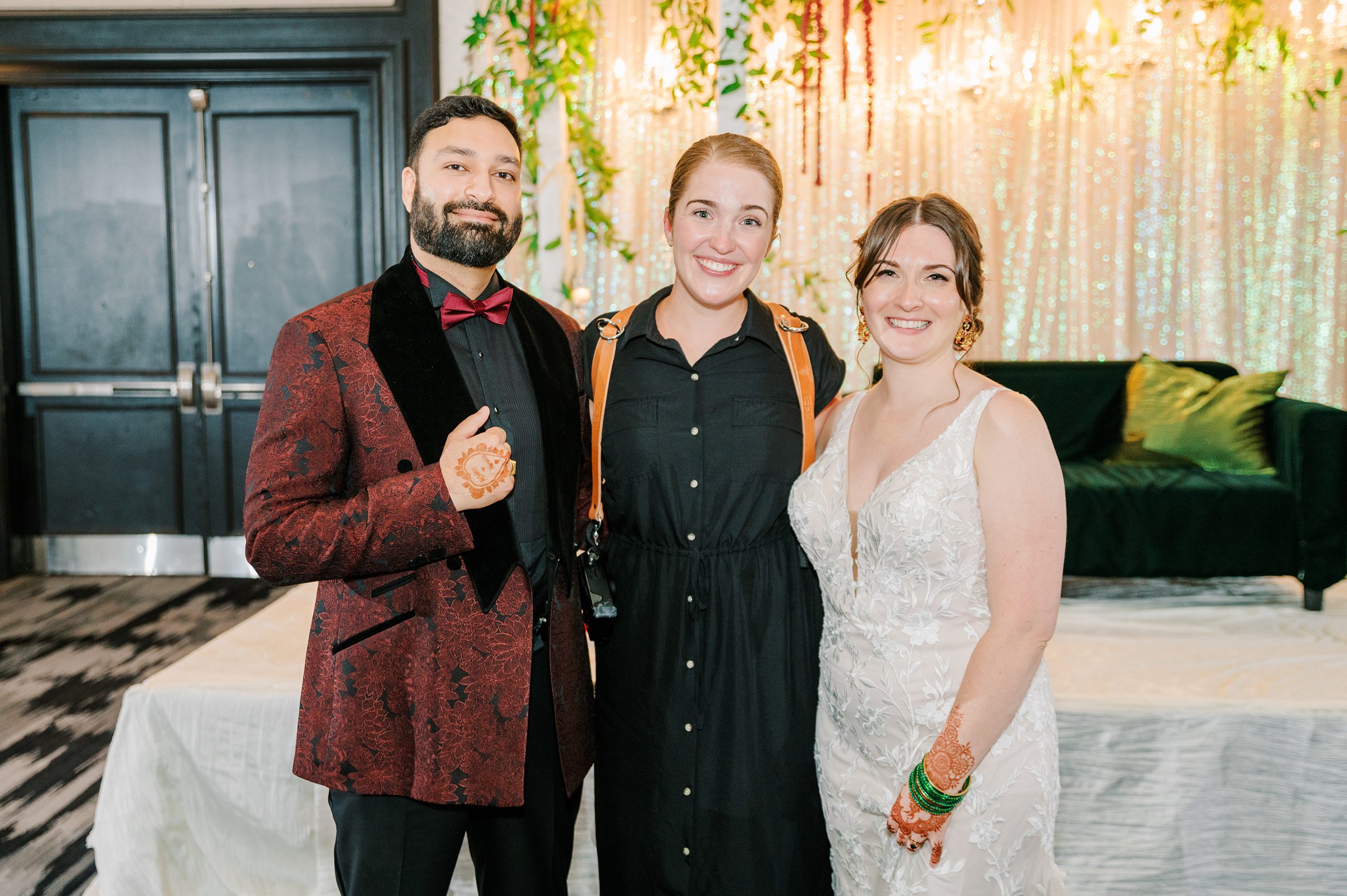 Wedding reception at Renaissance Baltimore Harborplace Hotel